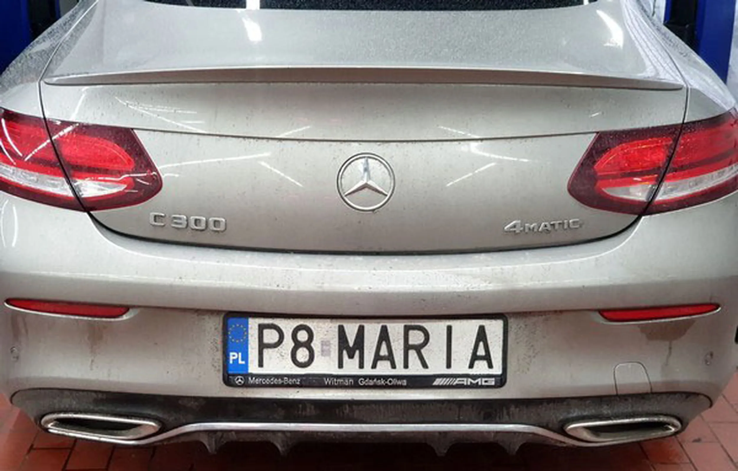 Fajny numer, blacha P8 MARIA