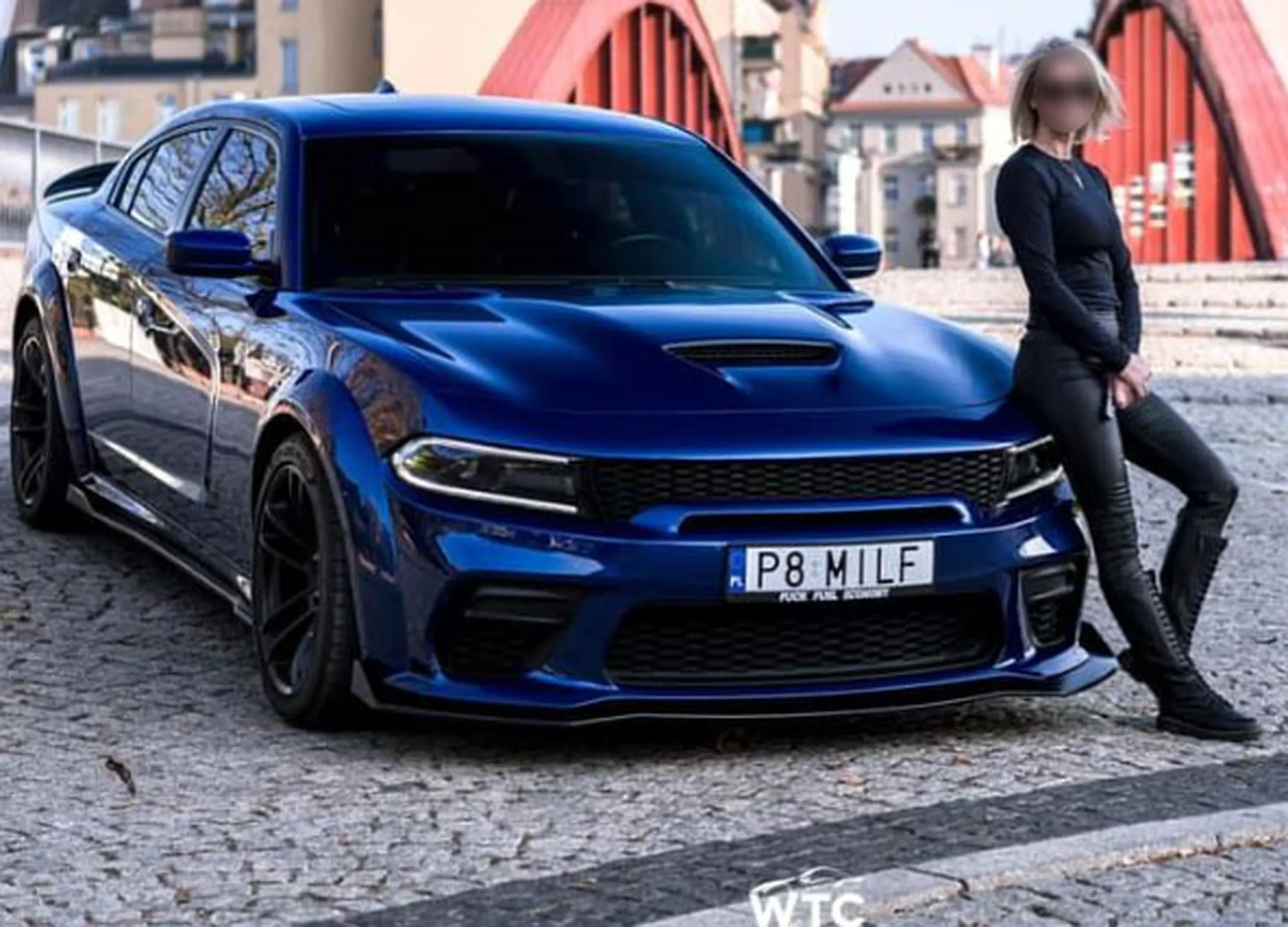 Fajny numer, blacha P8 MILF