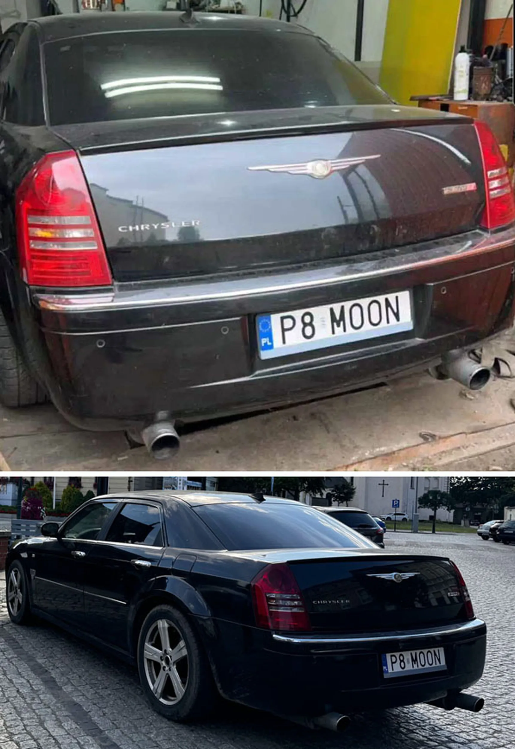 Fajny numer, blacha P8 MOON