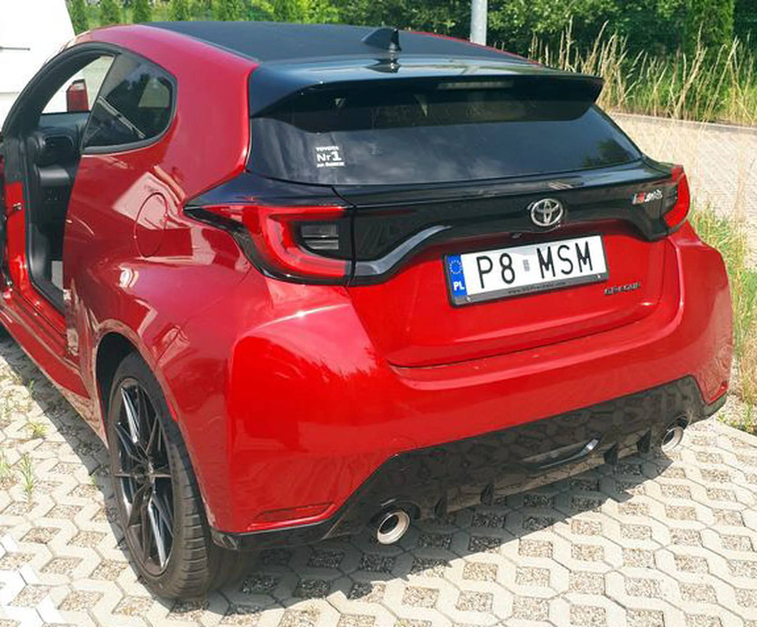 Fajny numer, blacha P8 MSM