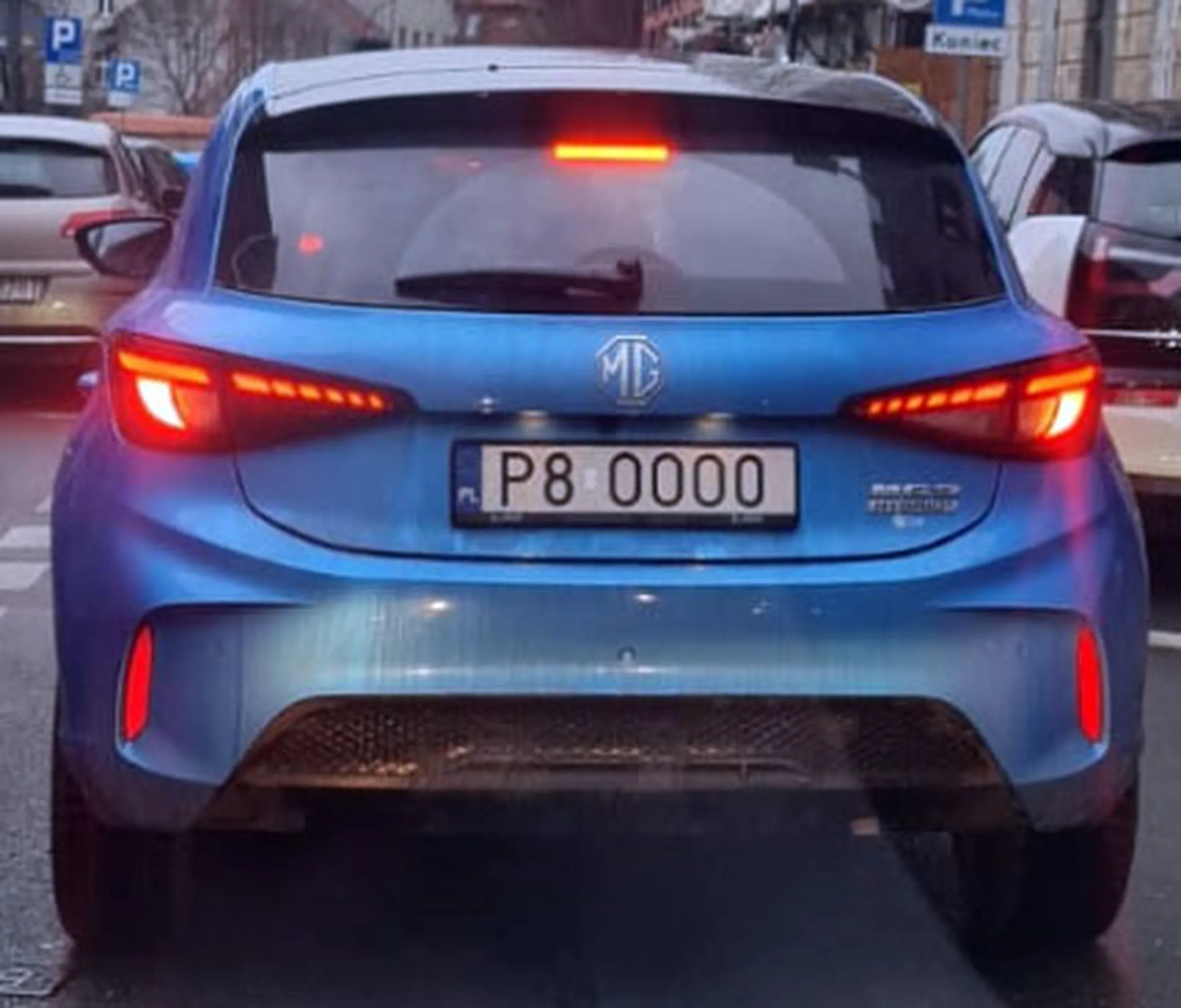 Fajny numer, blacha P8 OOO0