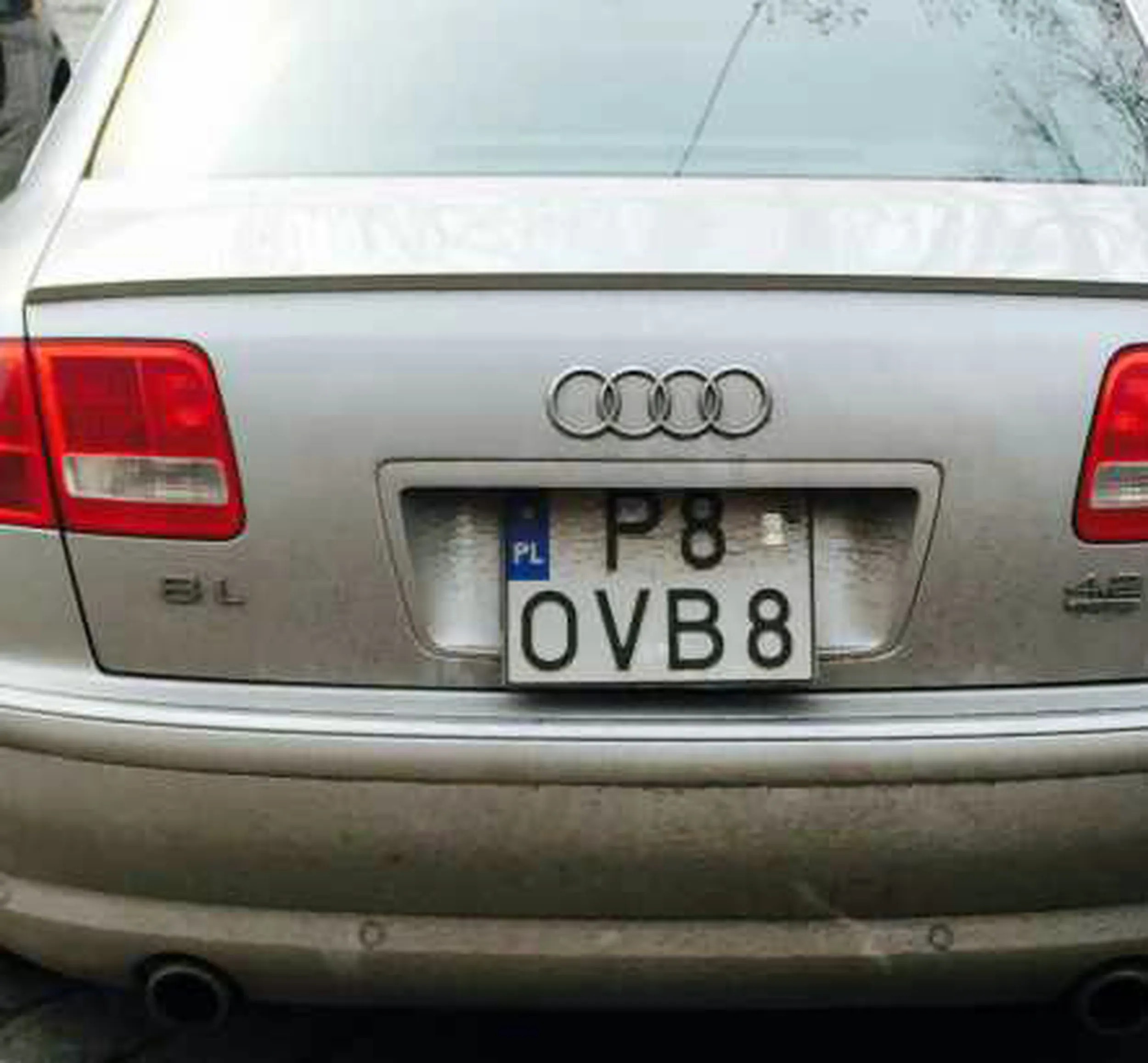 Fajny numer, blacha P8 OVB8