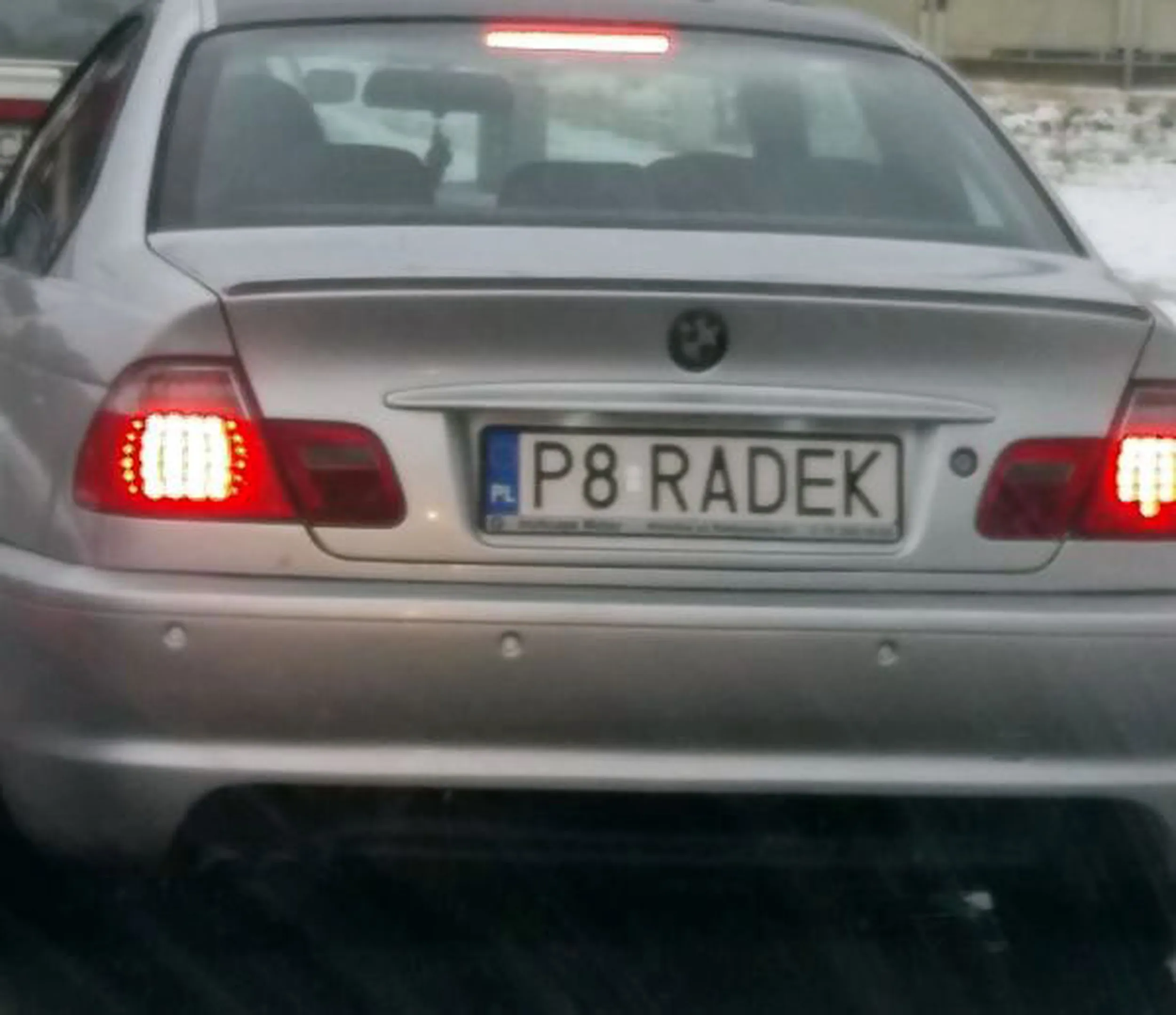 Fajny numer, blacha P8 RADEK