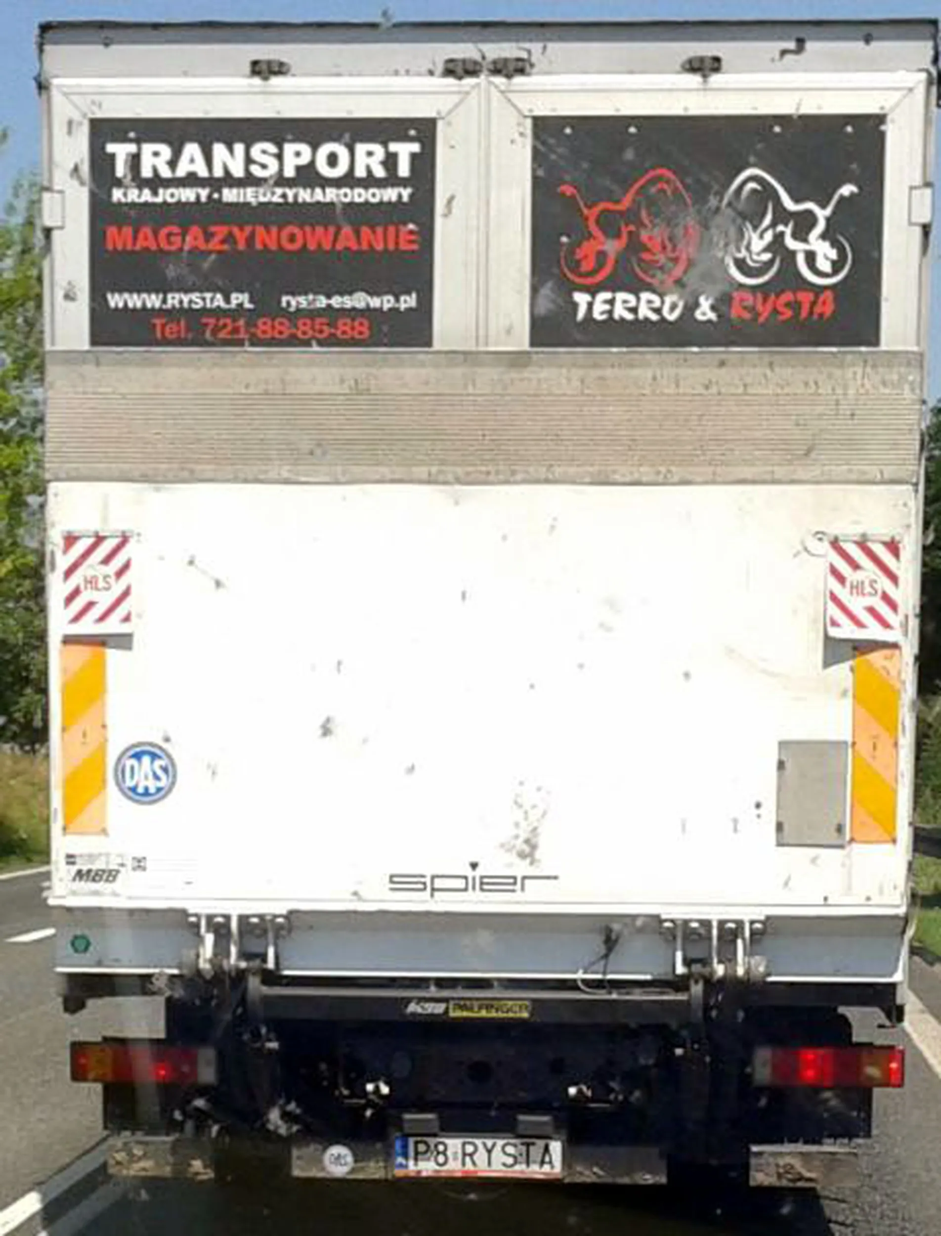 Fajny numer, blacha P8 RYSTA