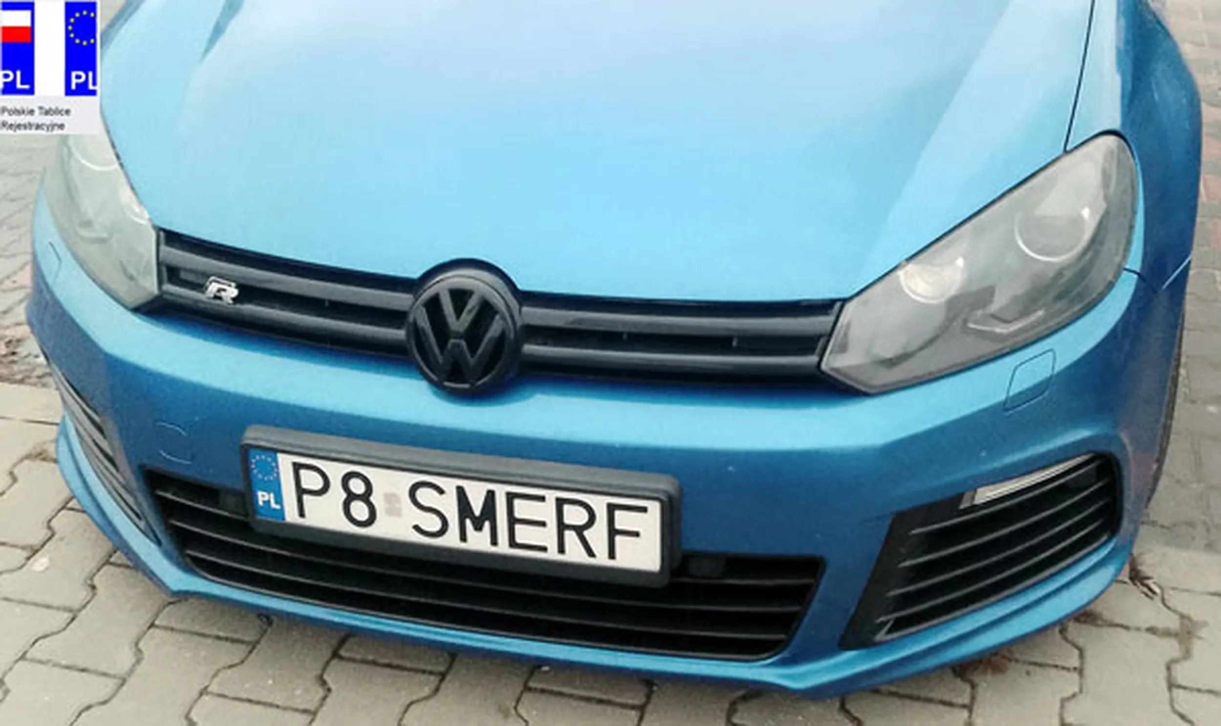 Fajny numer, blacha P8 SMERF