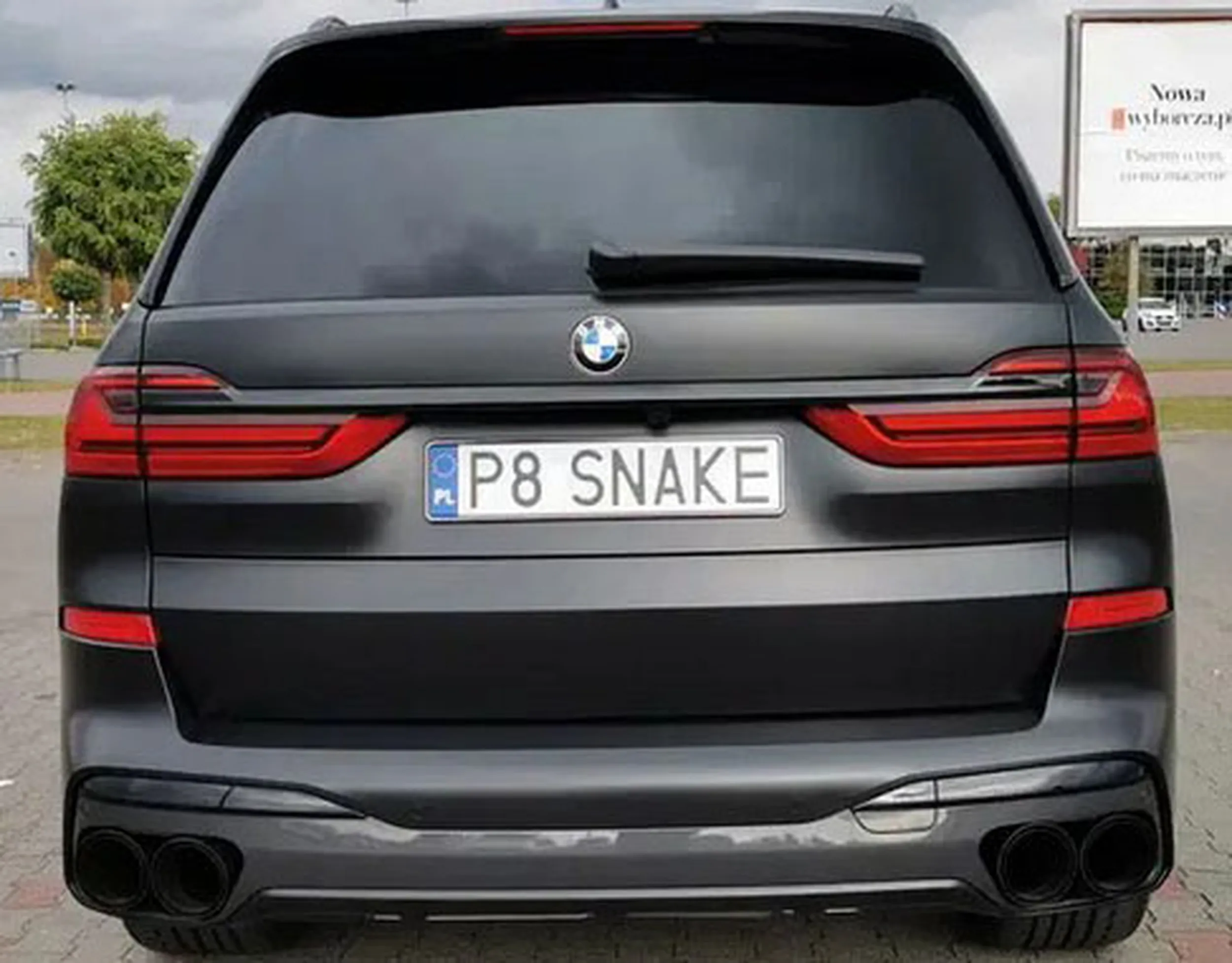 Fajny numer, blacha P8 SNAKE