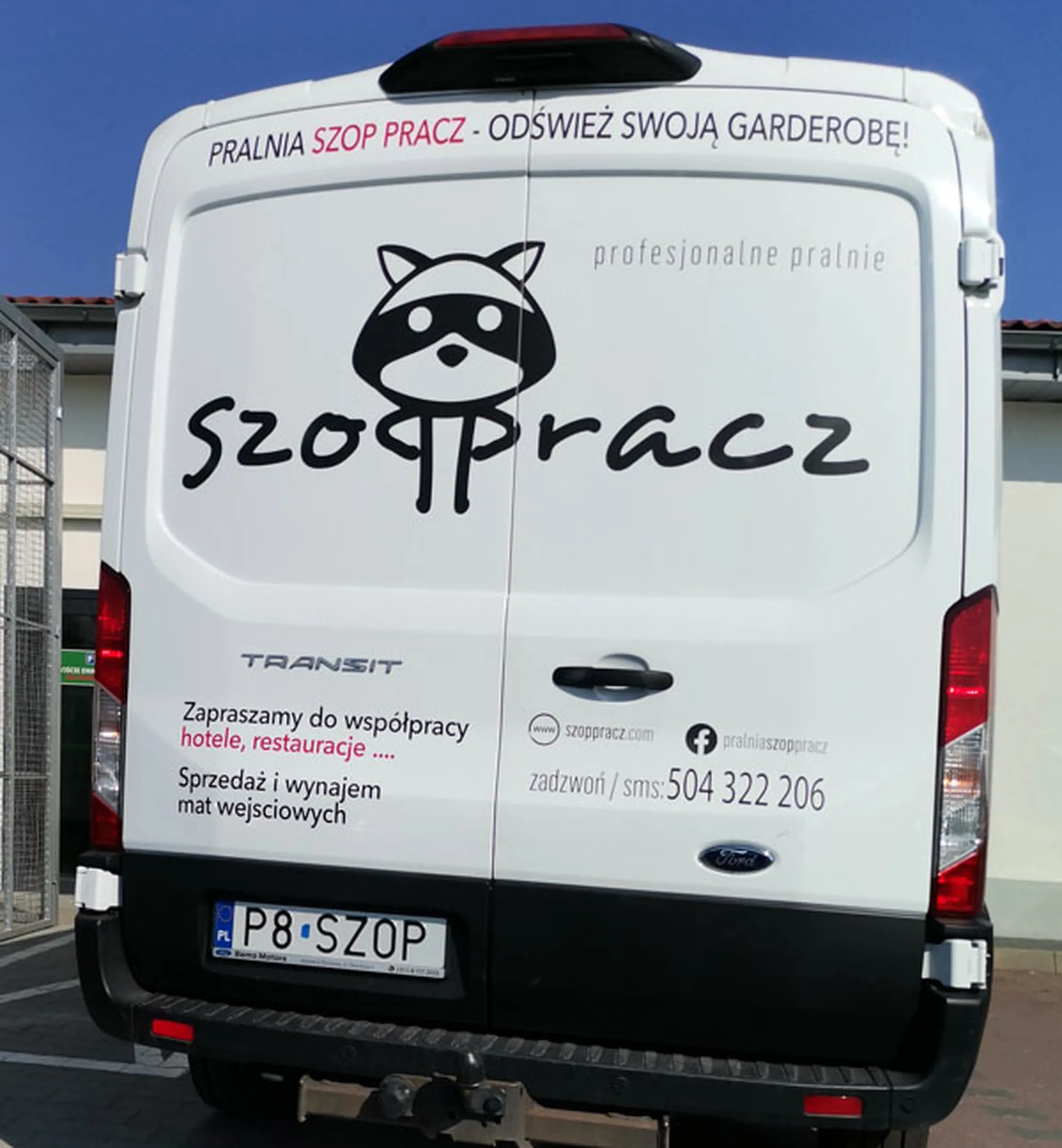 Fajny numer, blacha P8 SZOP