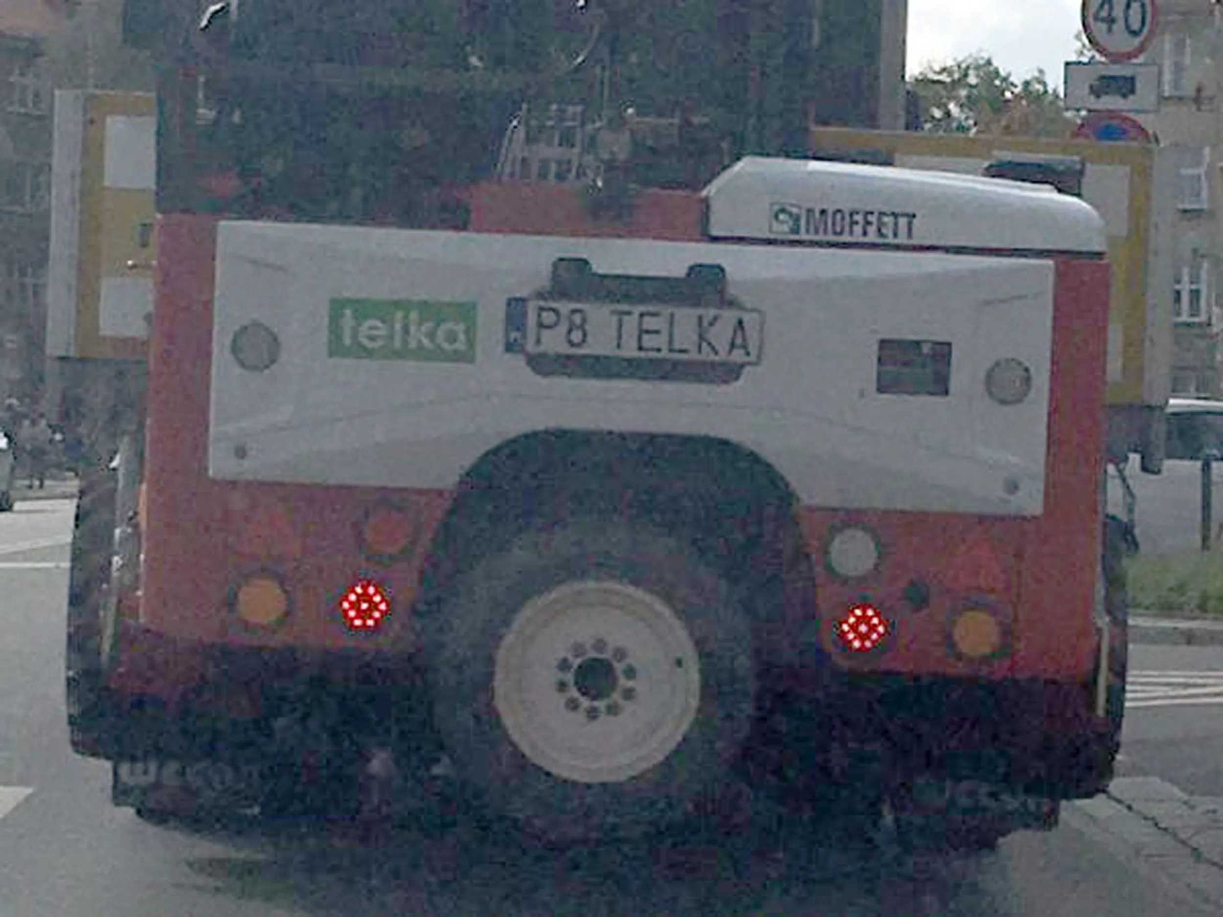 Fajny numer, blacha P8 TELKA