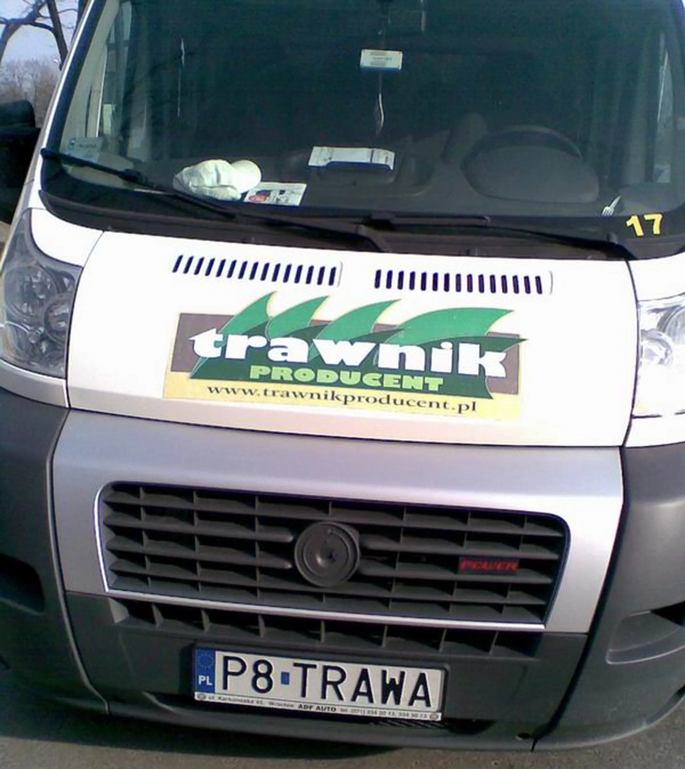 Fajny numer, blacha P8 TRAWA