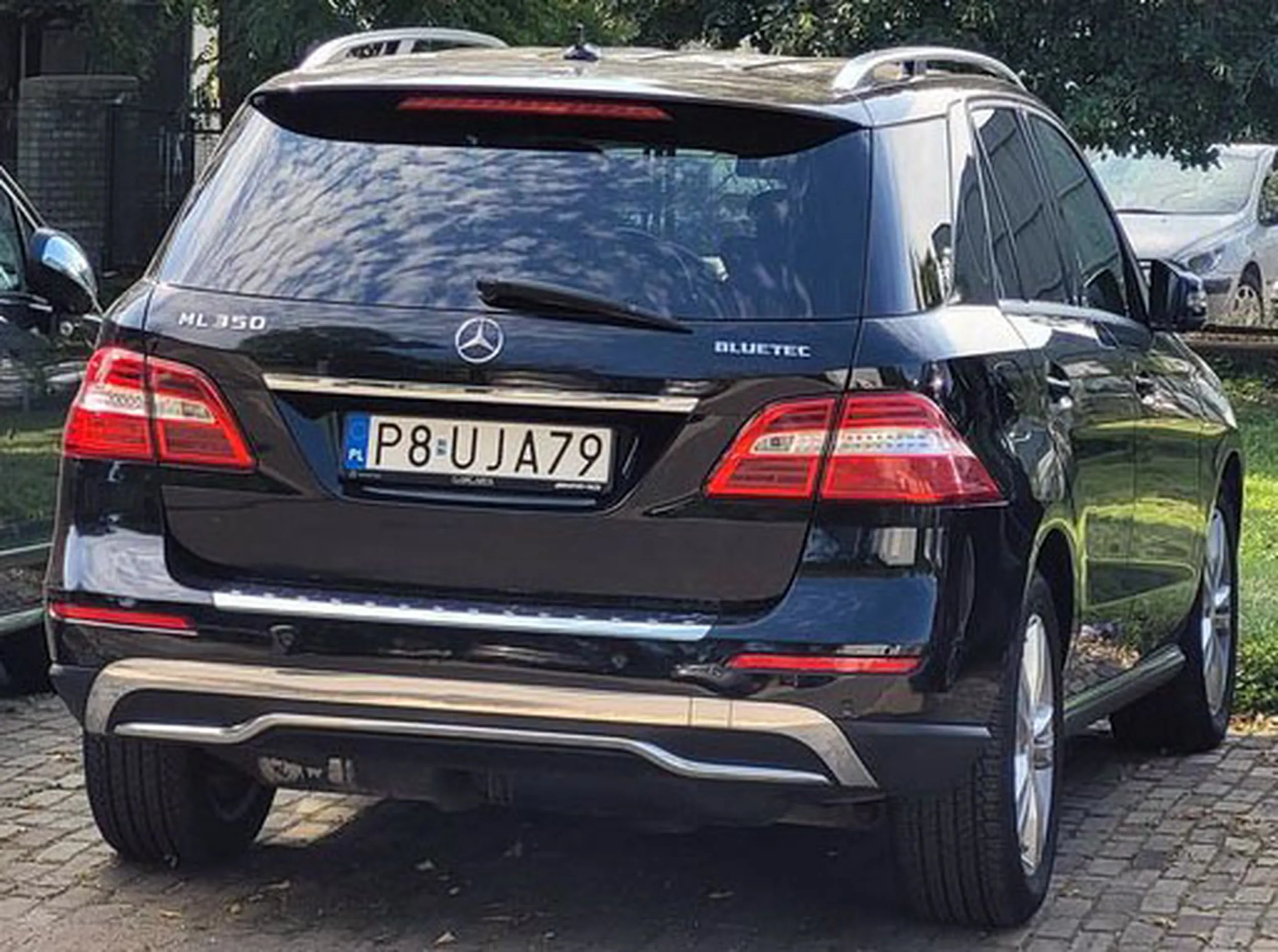 Fajny numer, blacha P8 UJA79