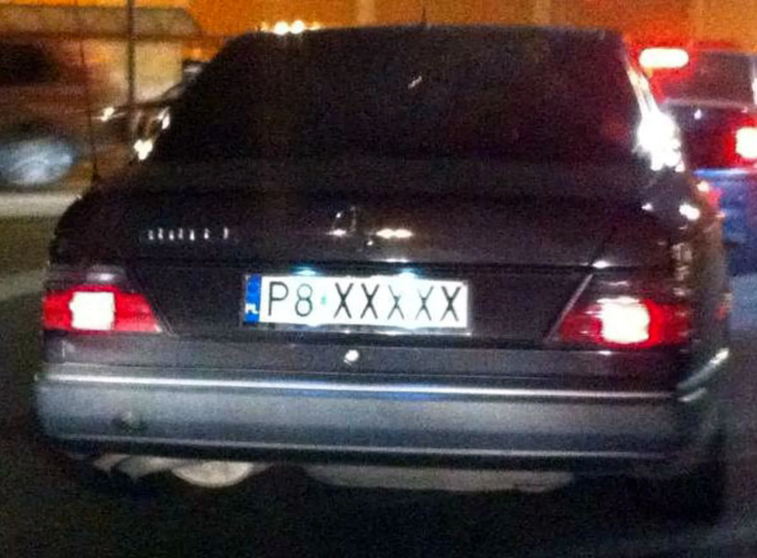 Fajny numer, blacha P8 XXXXX