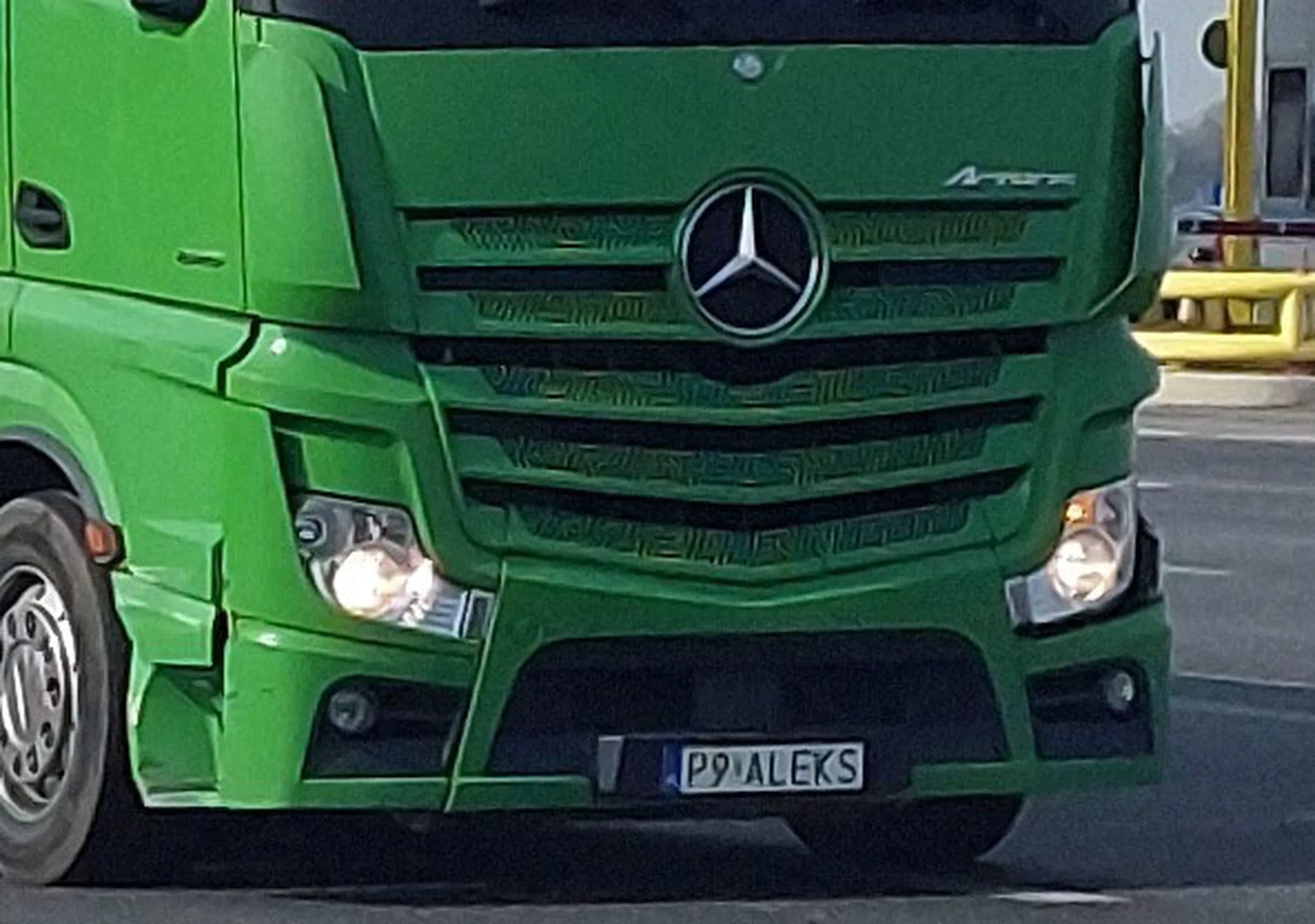 Fajny numer, blacha P9 ALEKS