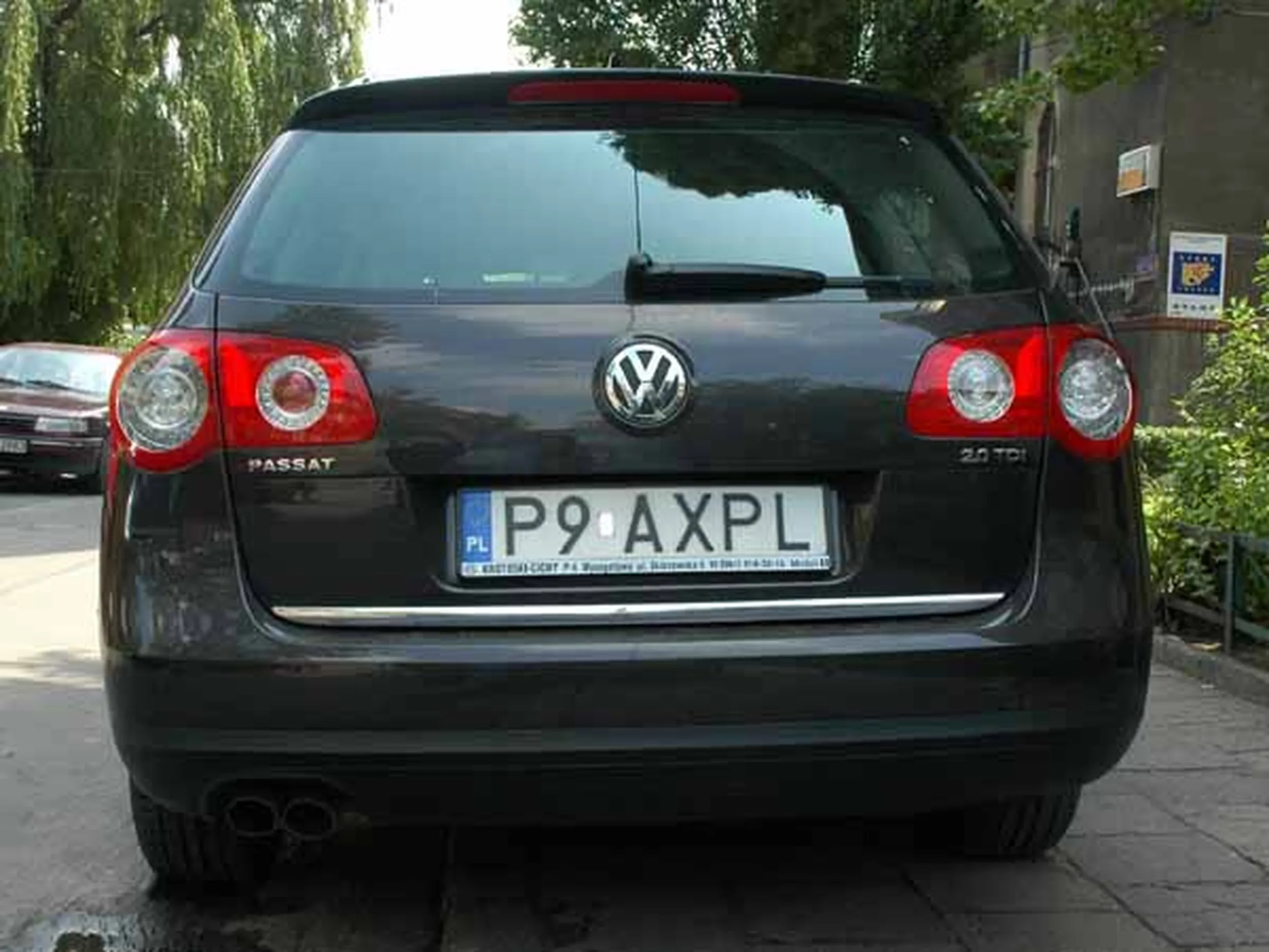 Fajny numer, blacha P9 AXPL