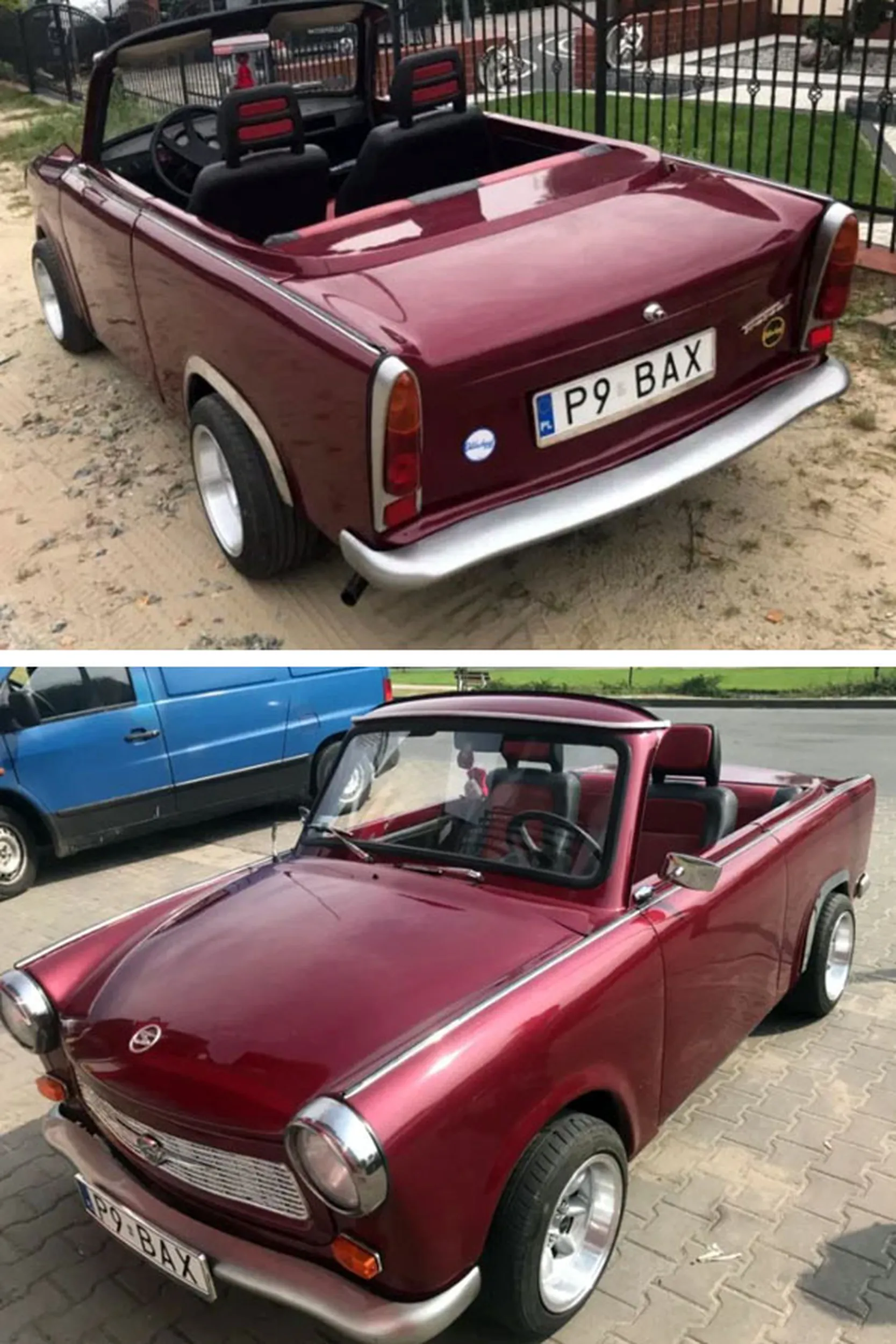 Fajny numer, blacha P9 BAX