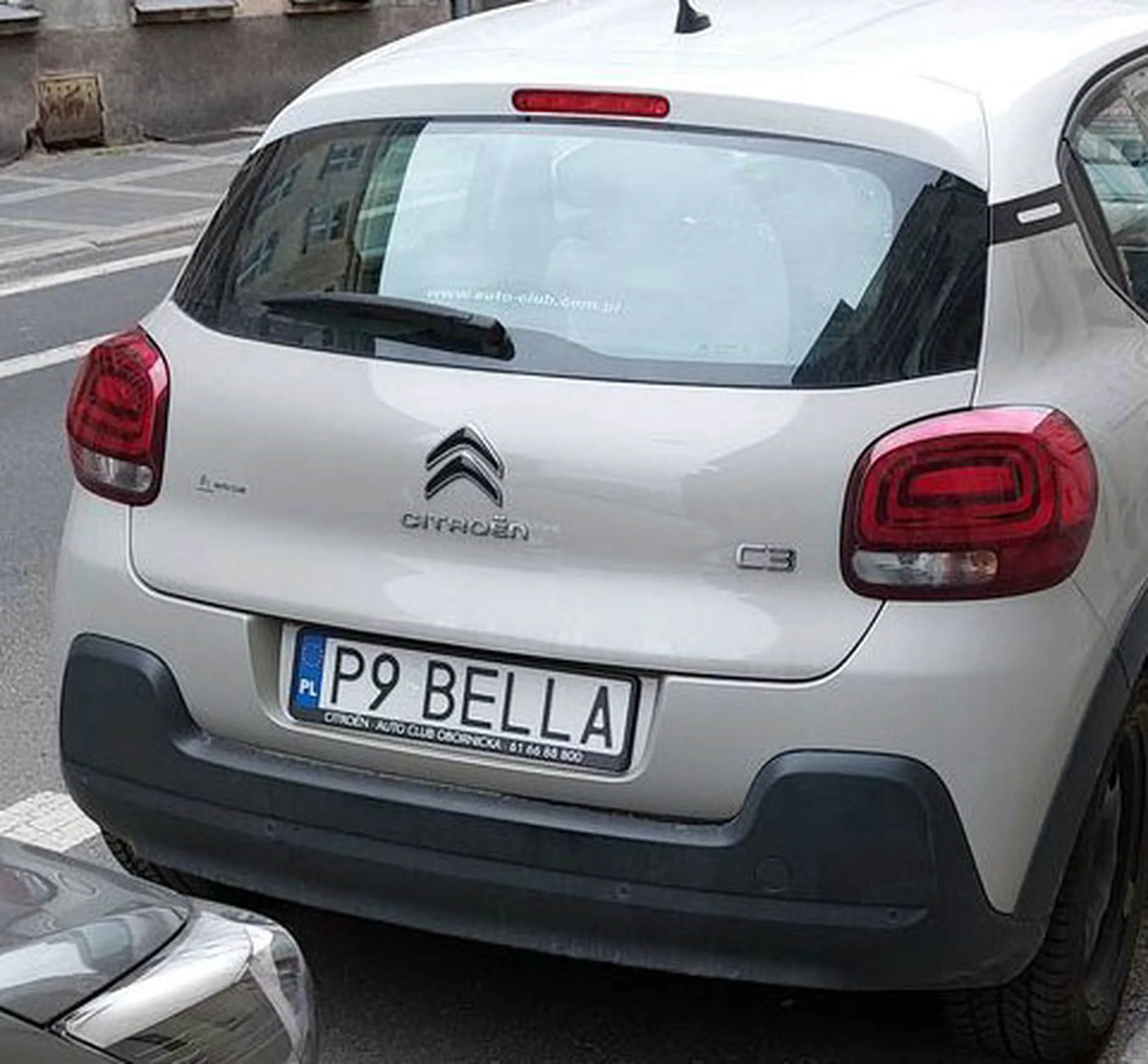 Fajny numer, blacha P9 BELLA