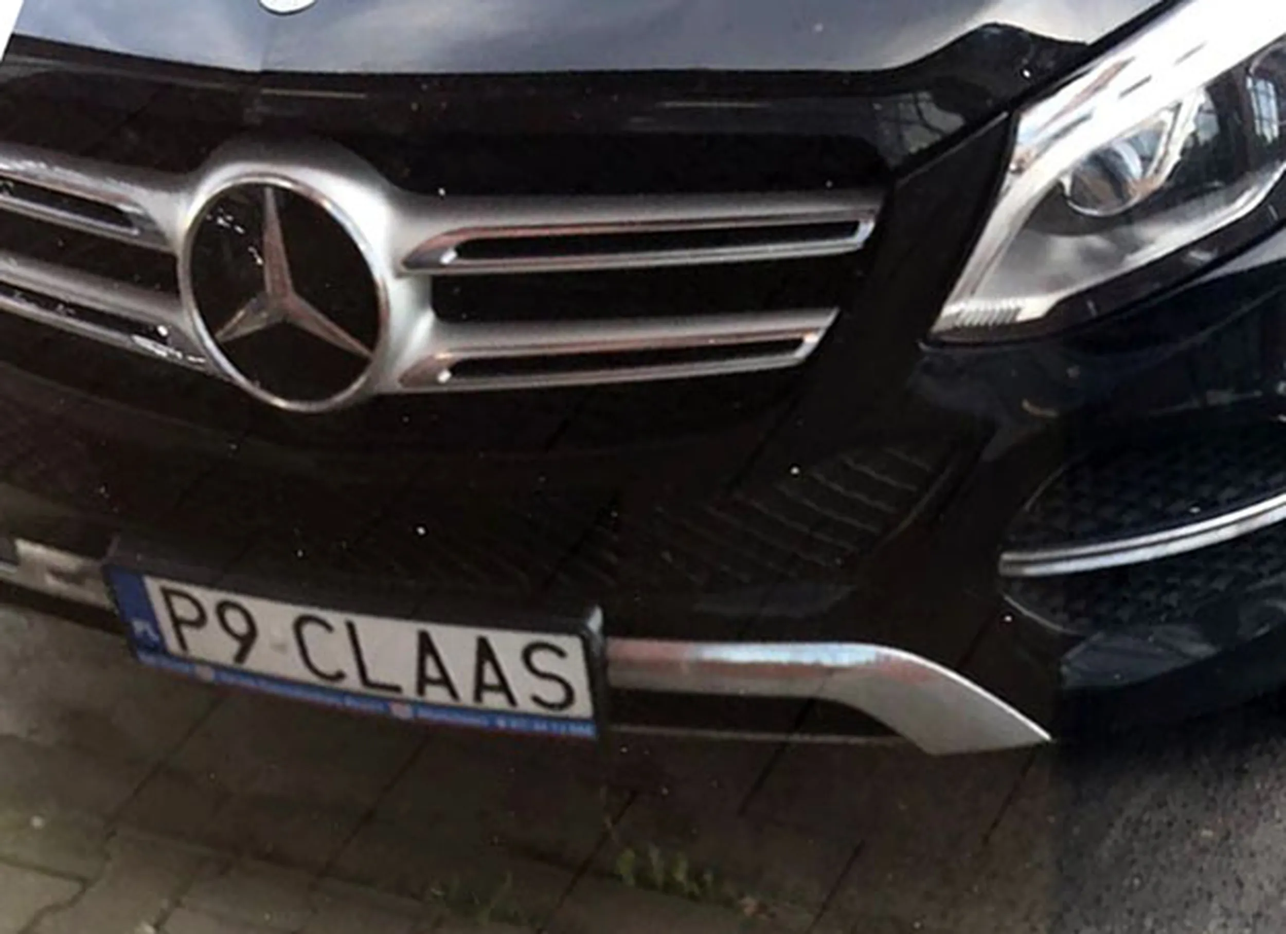 Fajny numer, blacha P9 CLAAS
