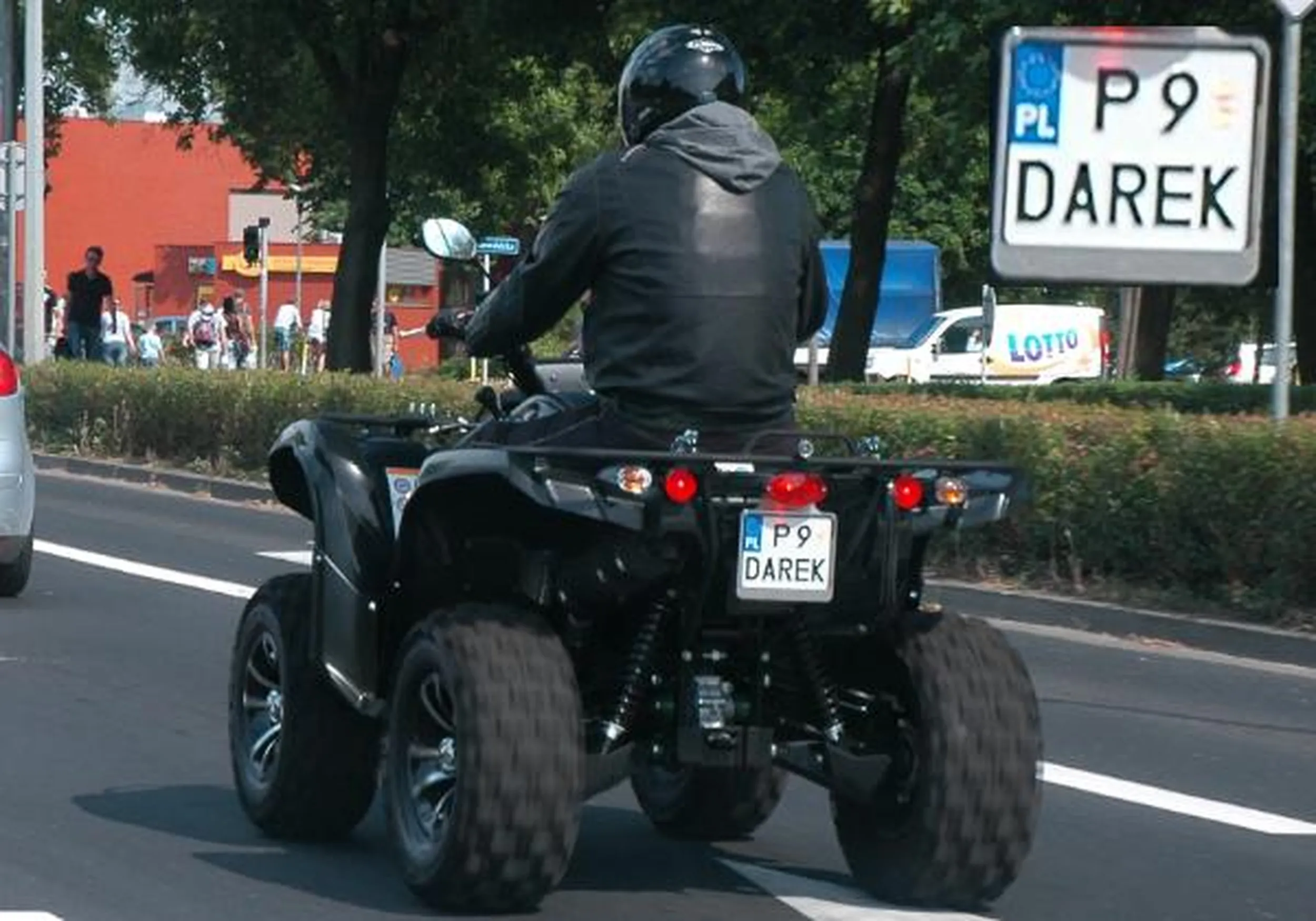 Fajny numer, blacha P9 DAREK