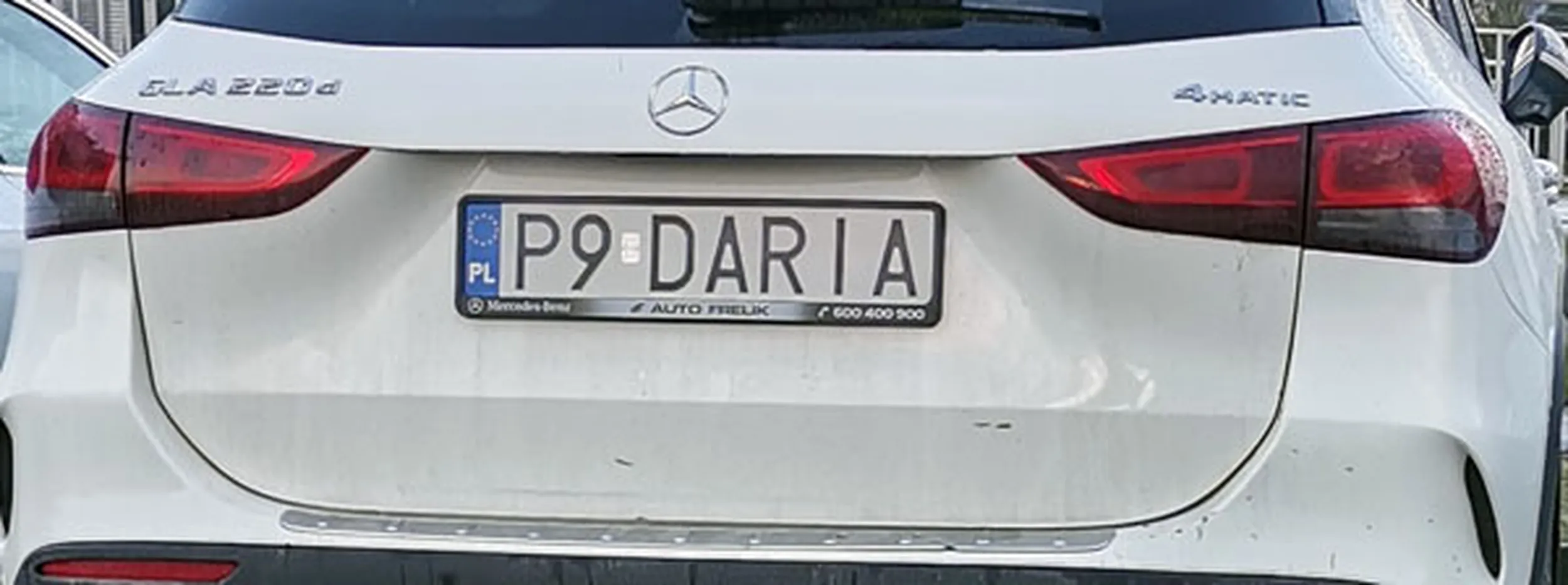 Fajny numer, blacha P9 DARIA
