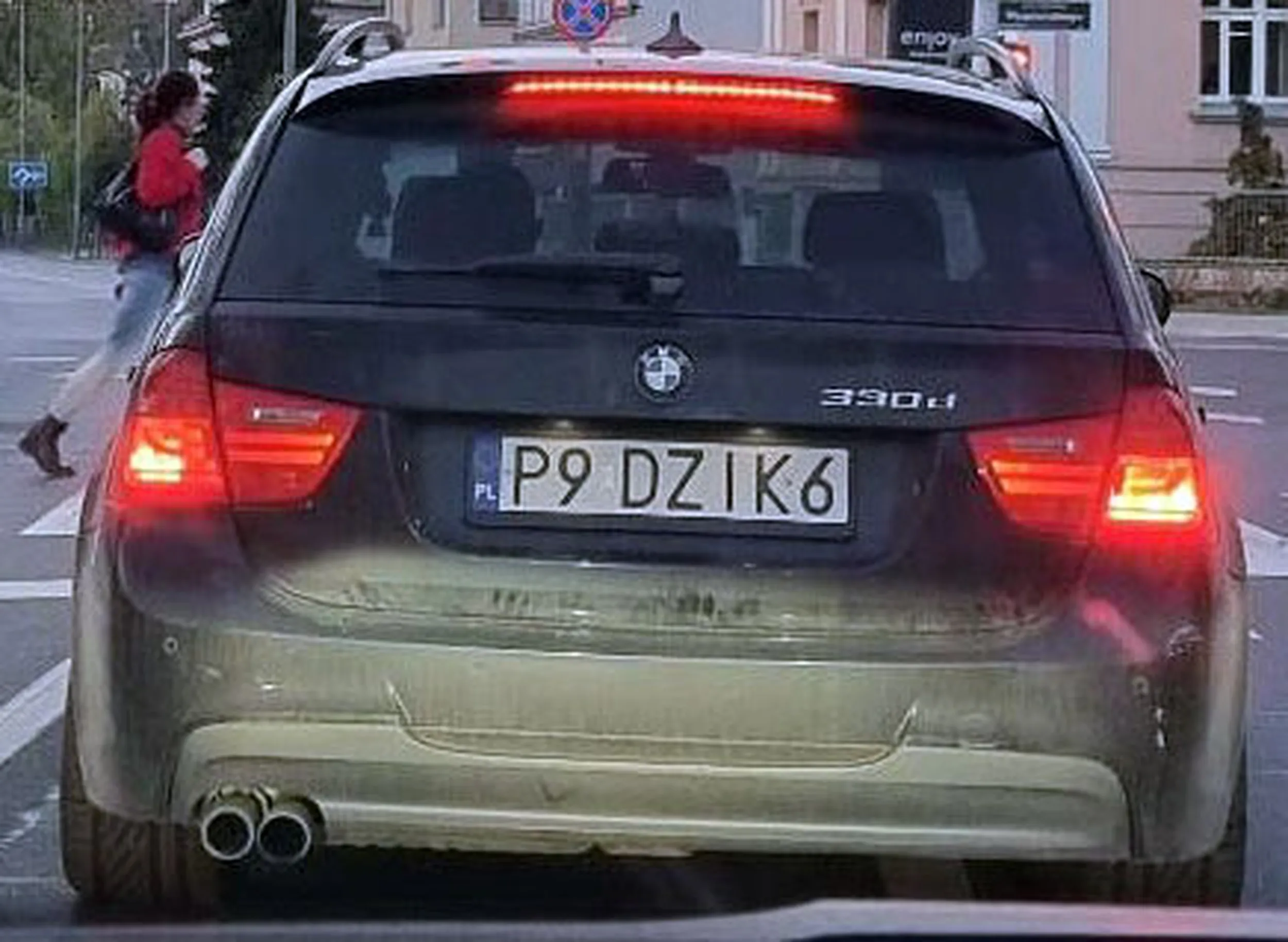 Fajny numer, blacha P9 DZIK6