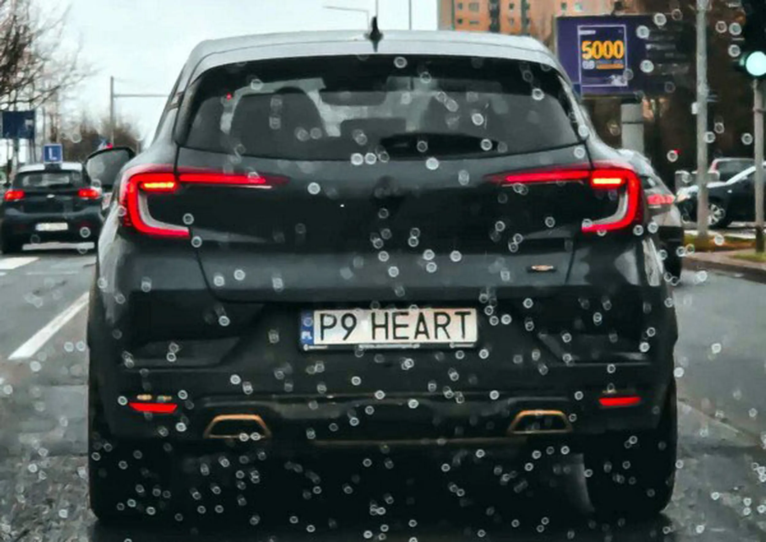 Fajny numer, blacha P9 HEART