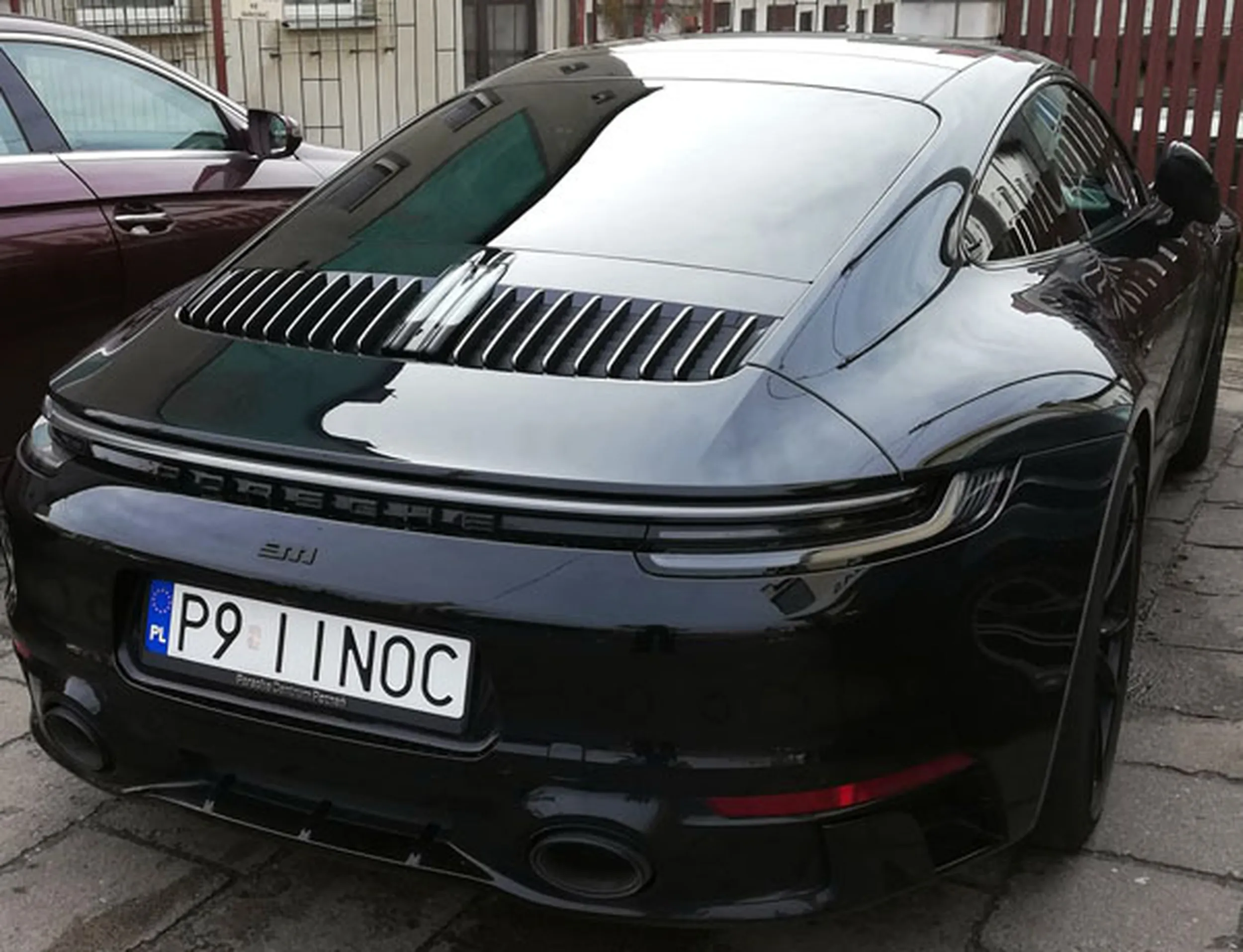 Fajny numer, blacha P9 IINOC