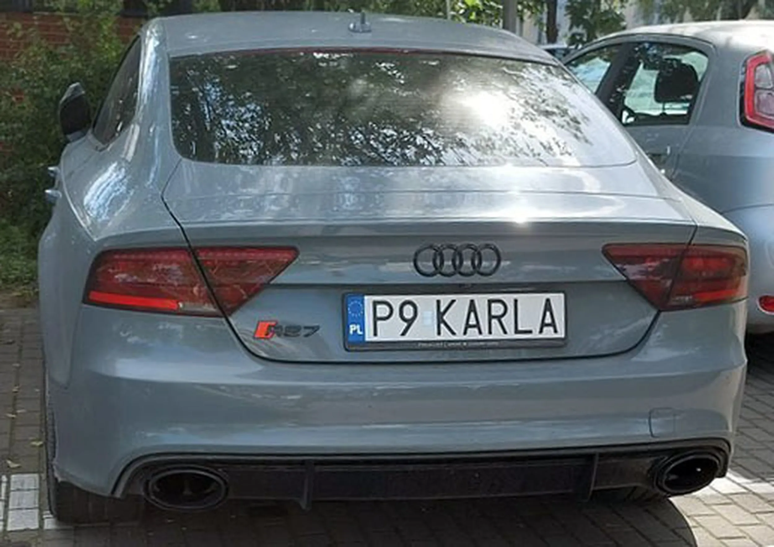 Fajny numer, blacha P9 KARLA