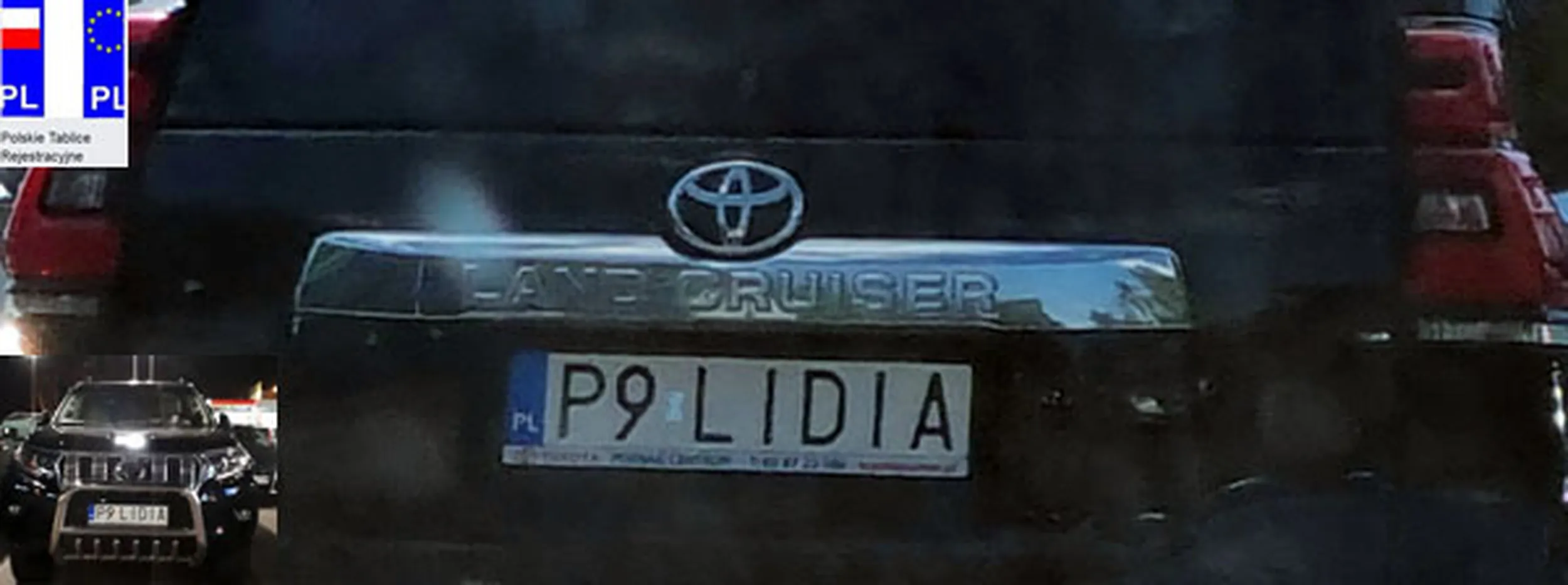 Fajny numer, blacha P9 LIDIA