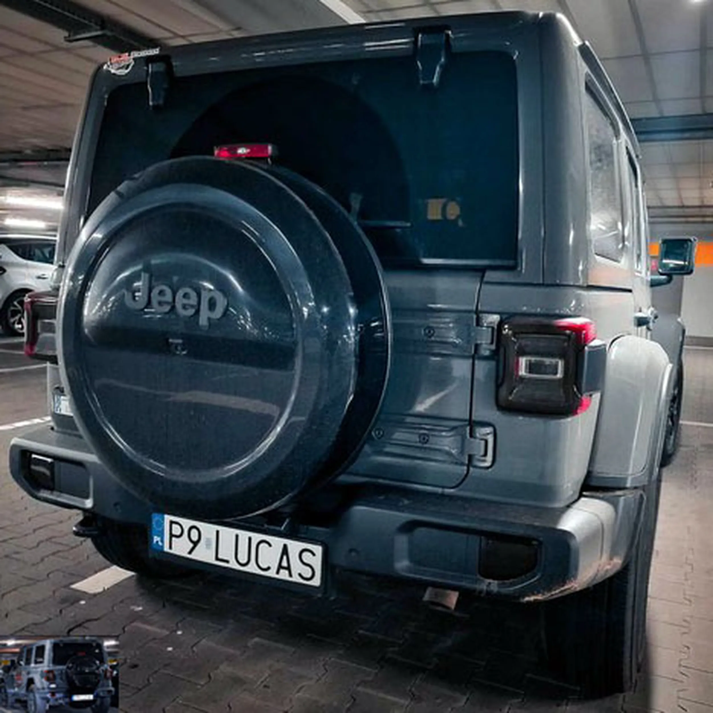 Fajny numer, blacha P9 LUCAS