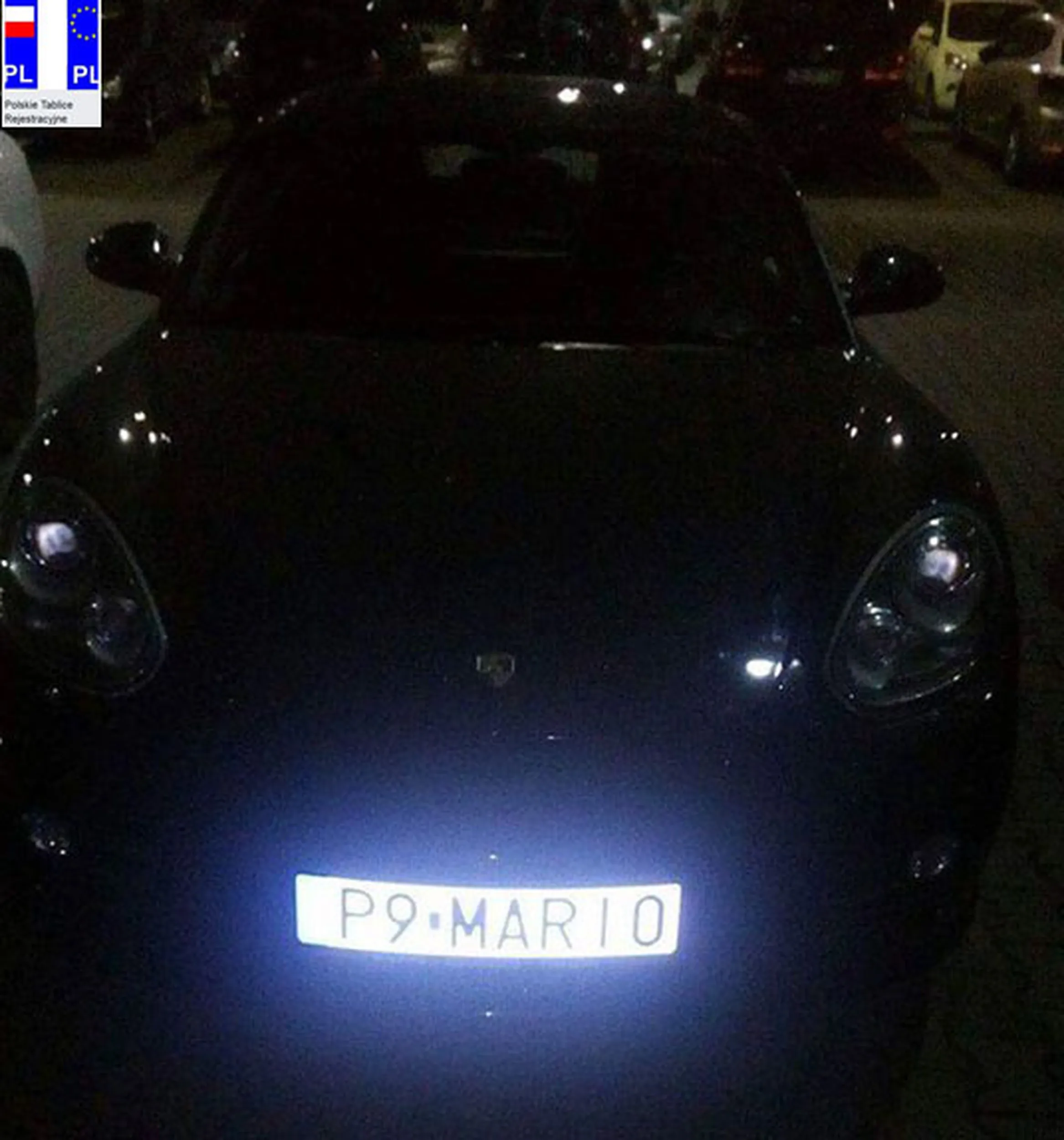 Fajny numer, blacha P9 MARI0