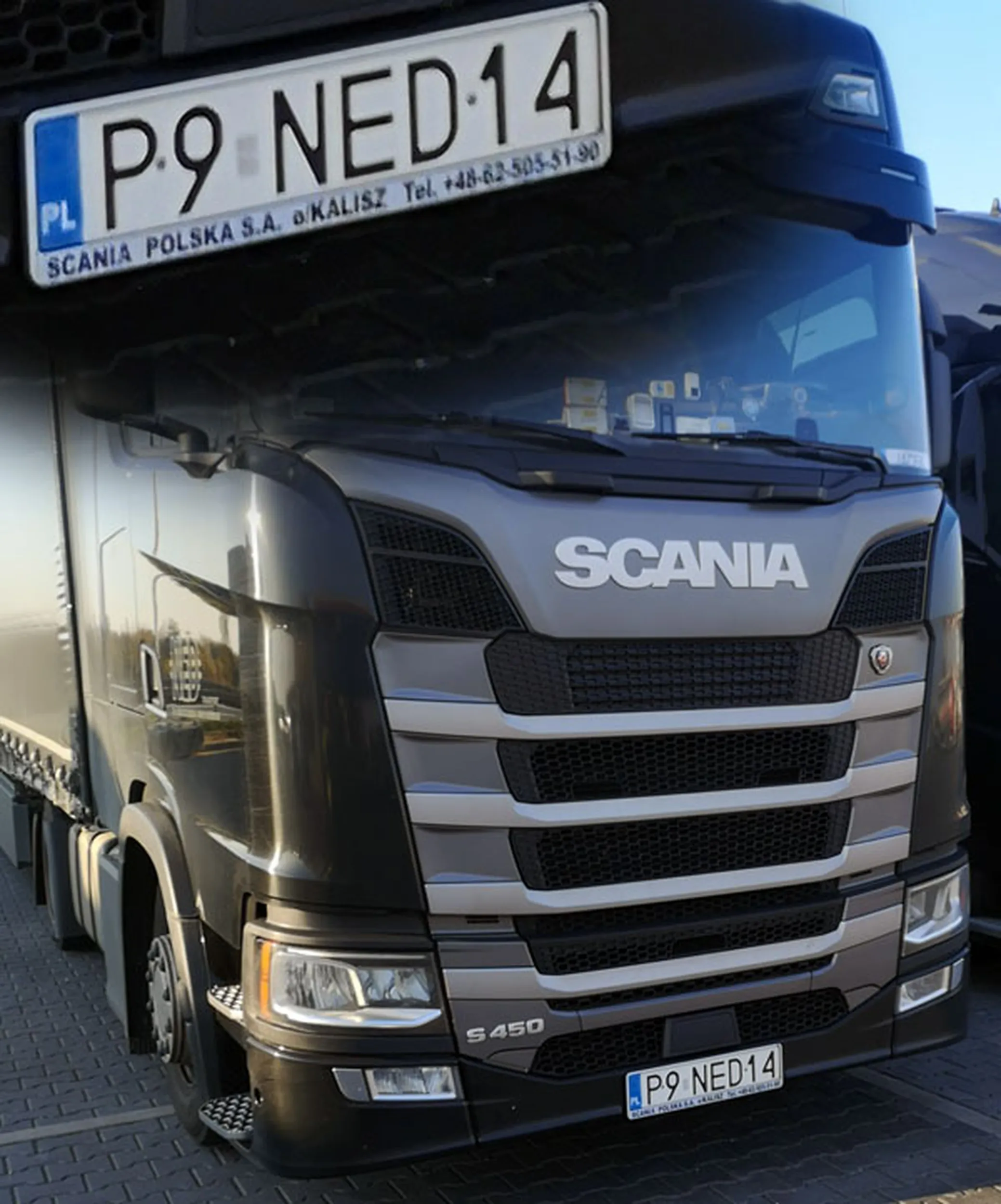 Fajny numer, blacha P9 NED14