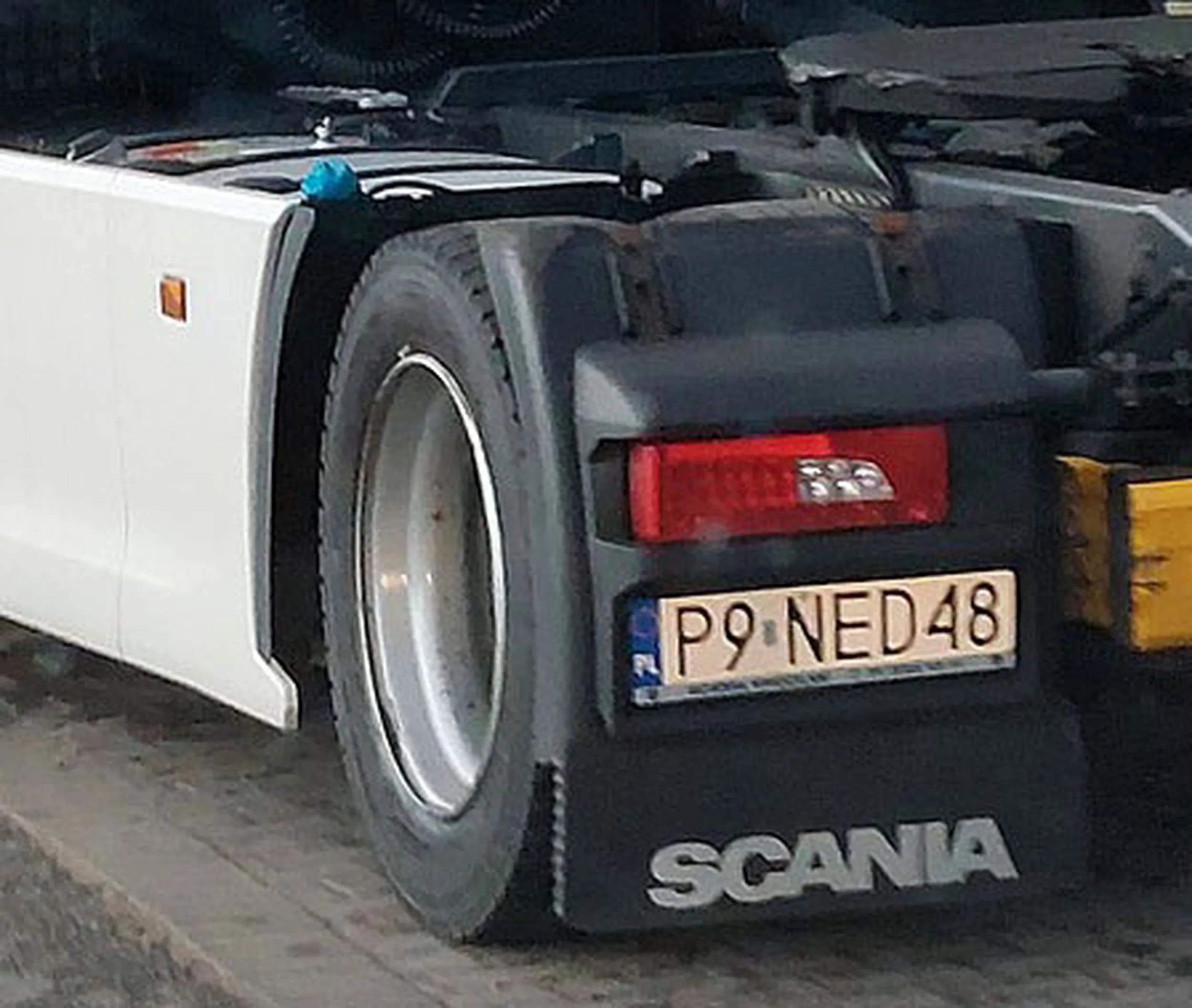 Fajny numer, blacha P9 NED48