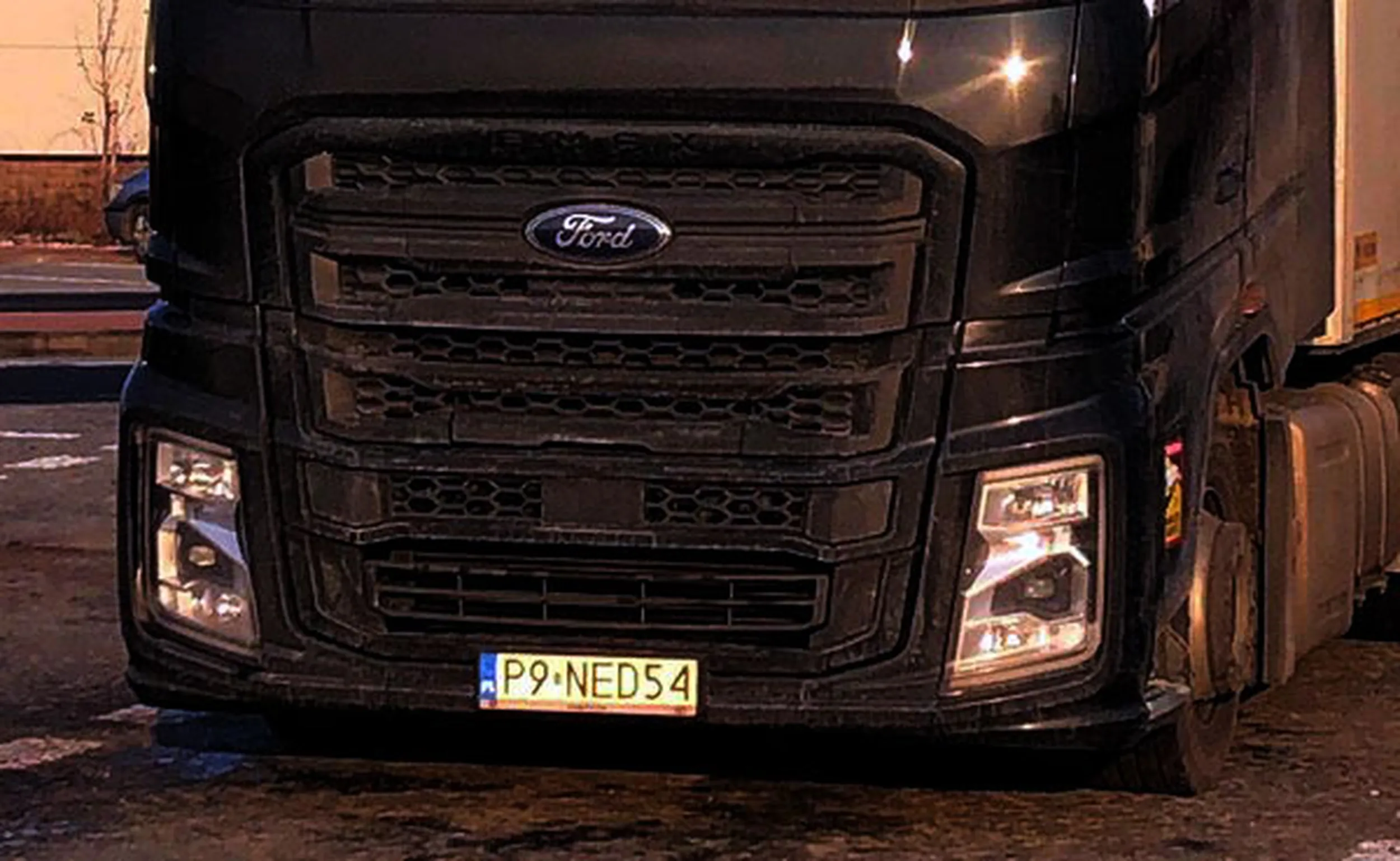 Fajny numer, blacha P9 NED54