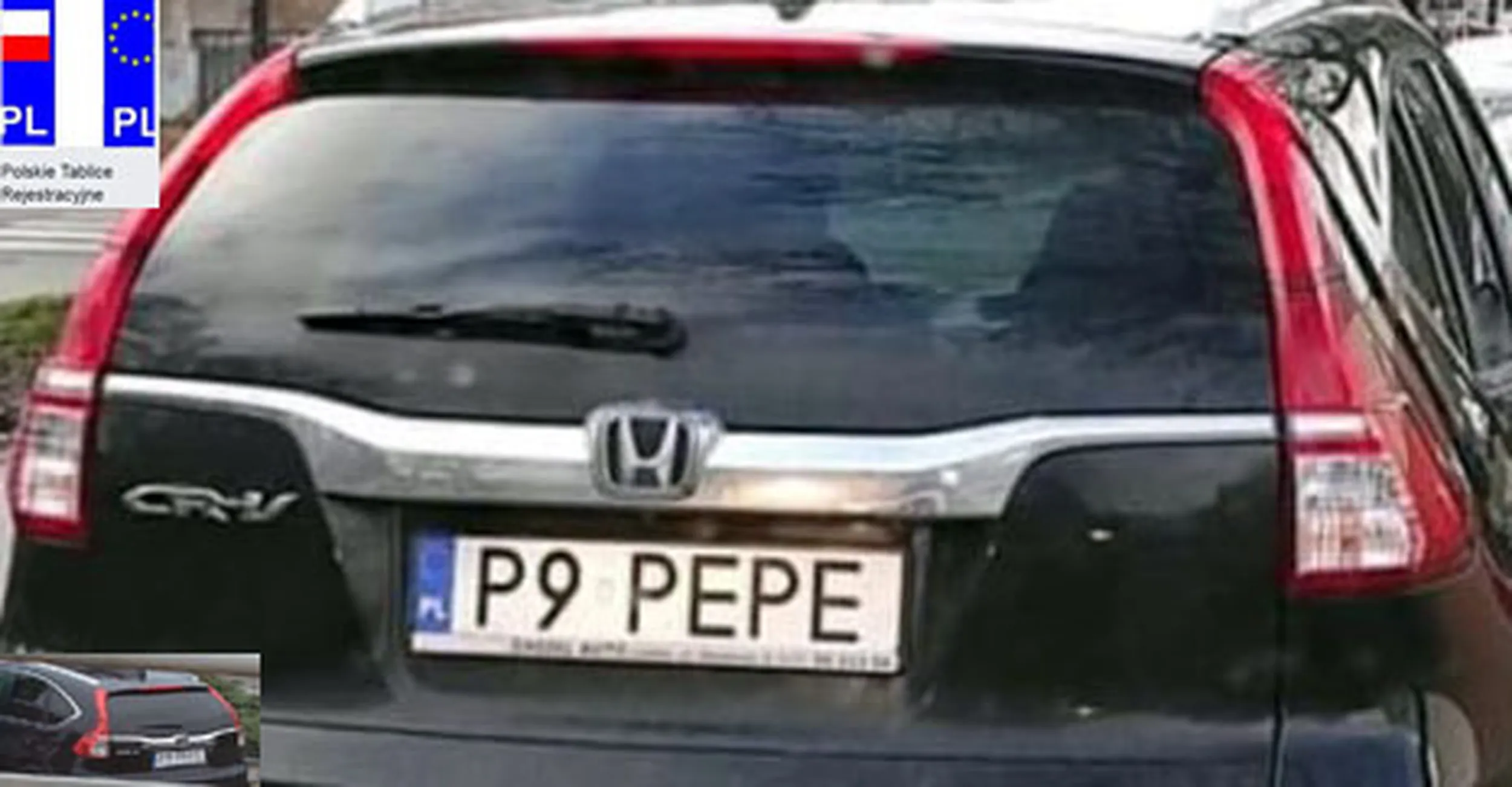 Fajny numer, blacha P9 PEPE