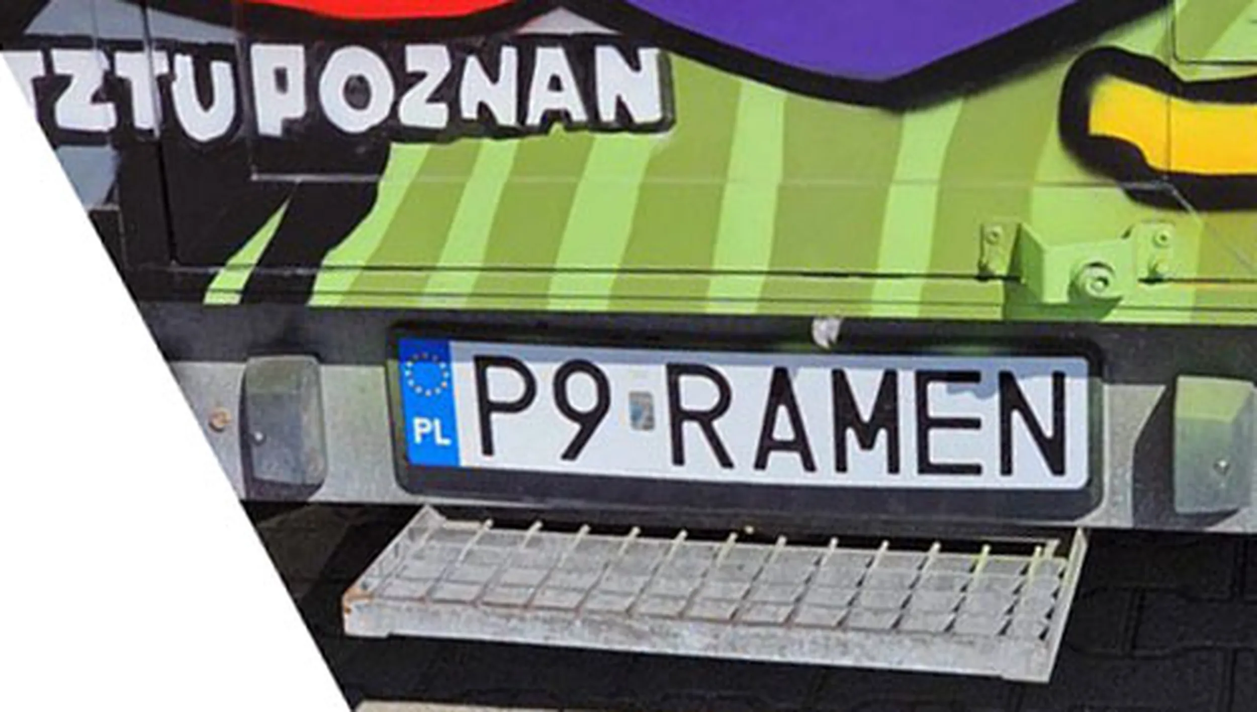 Fajny numer, blacha P9 RAMEN