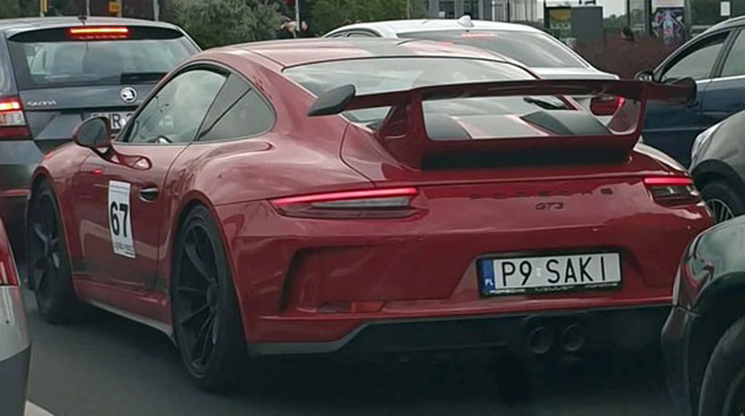 Fajny numer, blacha P9 SAKI