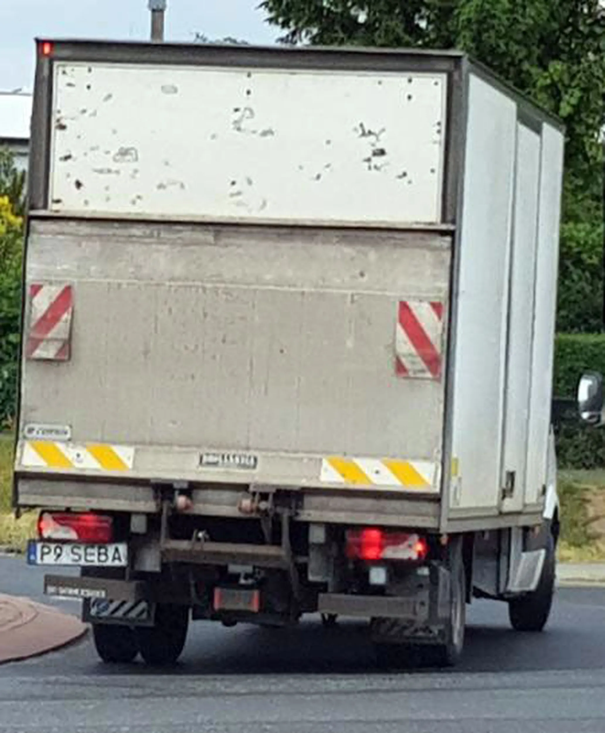 Fajny numer, blacha P9 SEBA