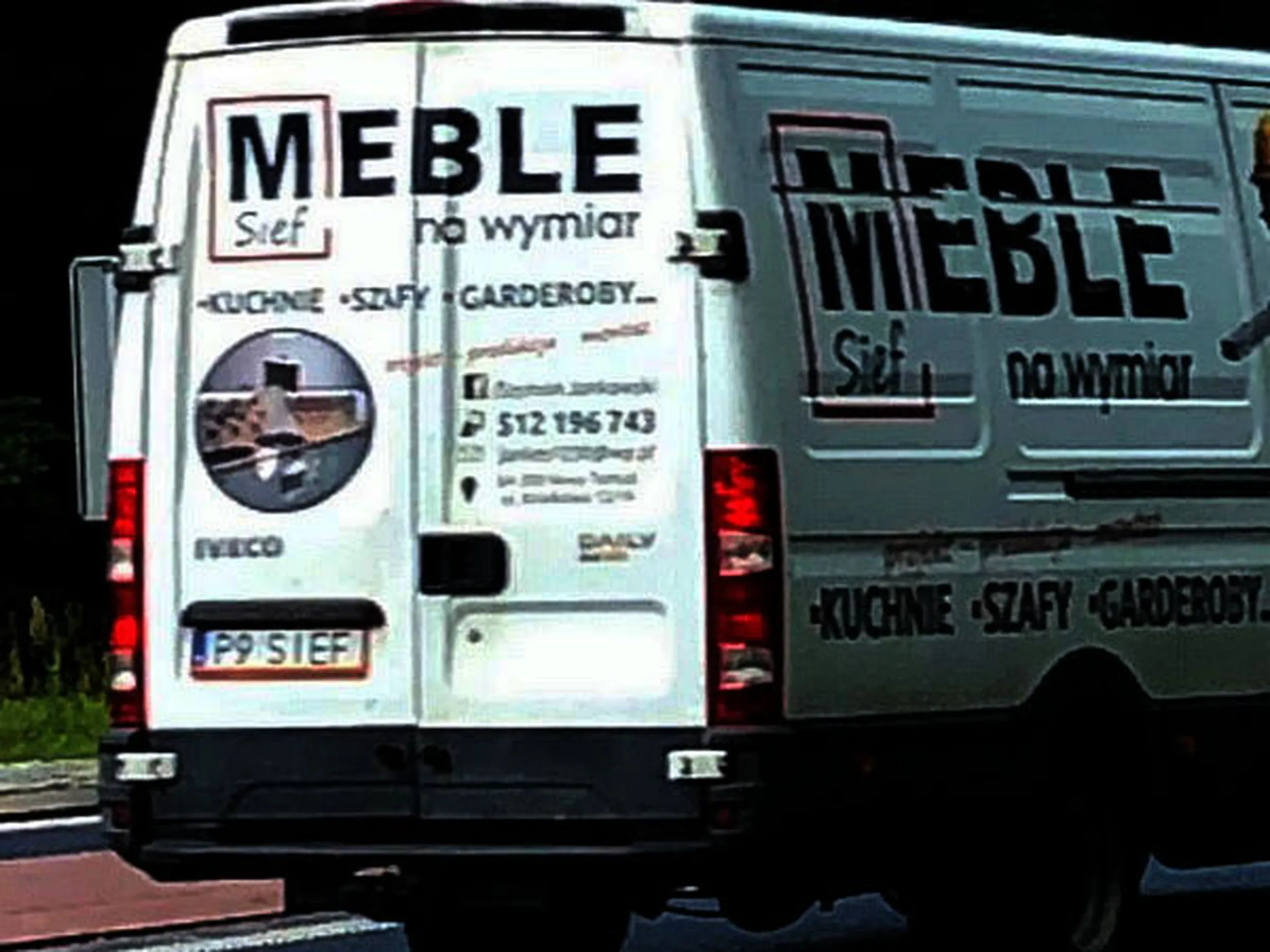 Fajny numer, blacha P9 SIEF