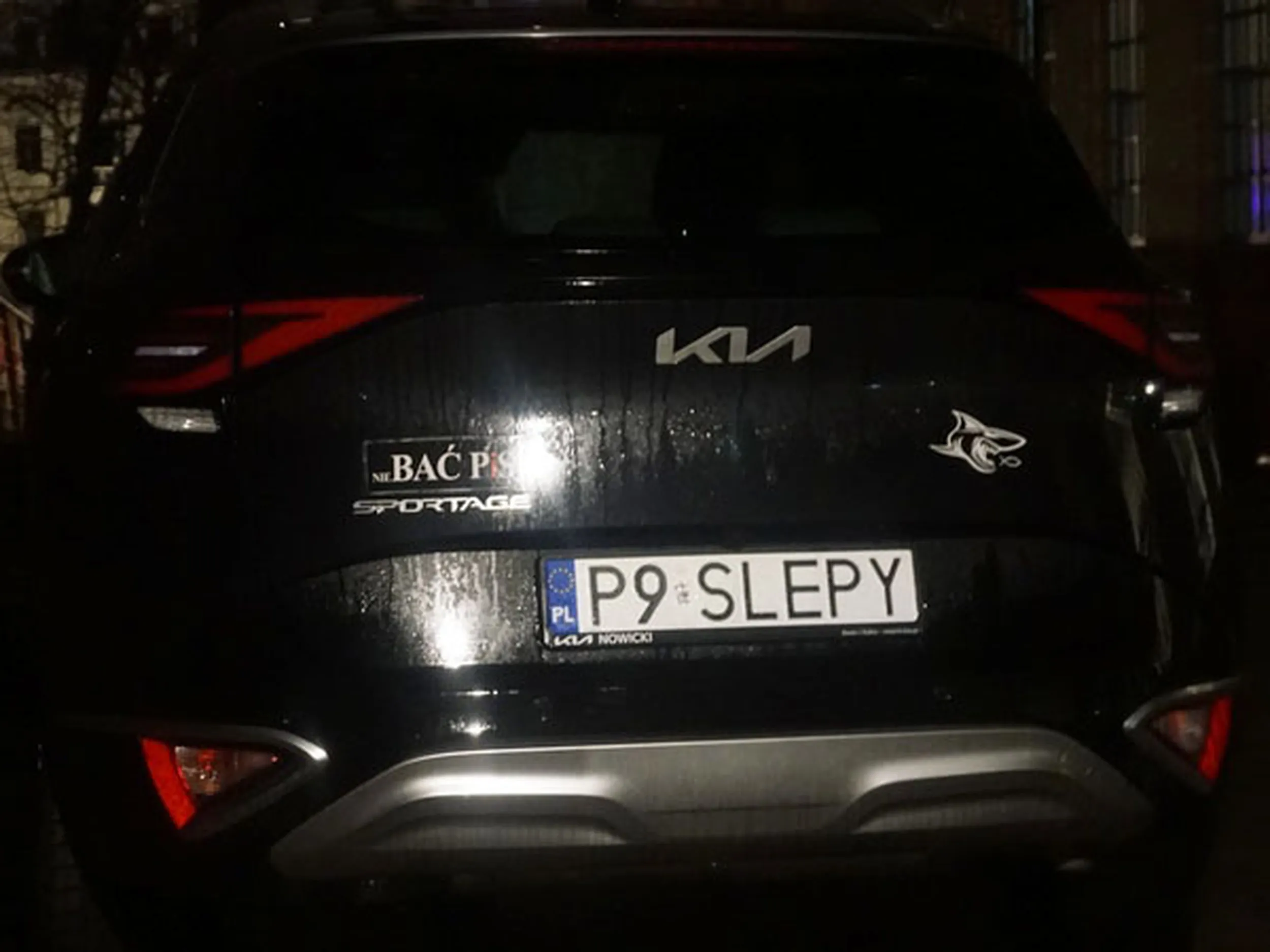 Fajny numer, blacha P9 SLEPY
