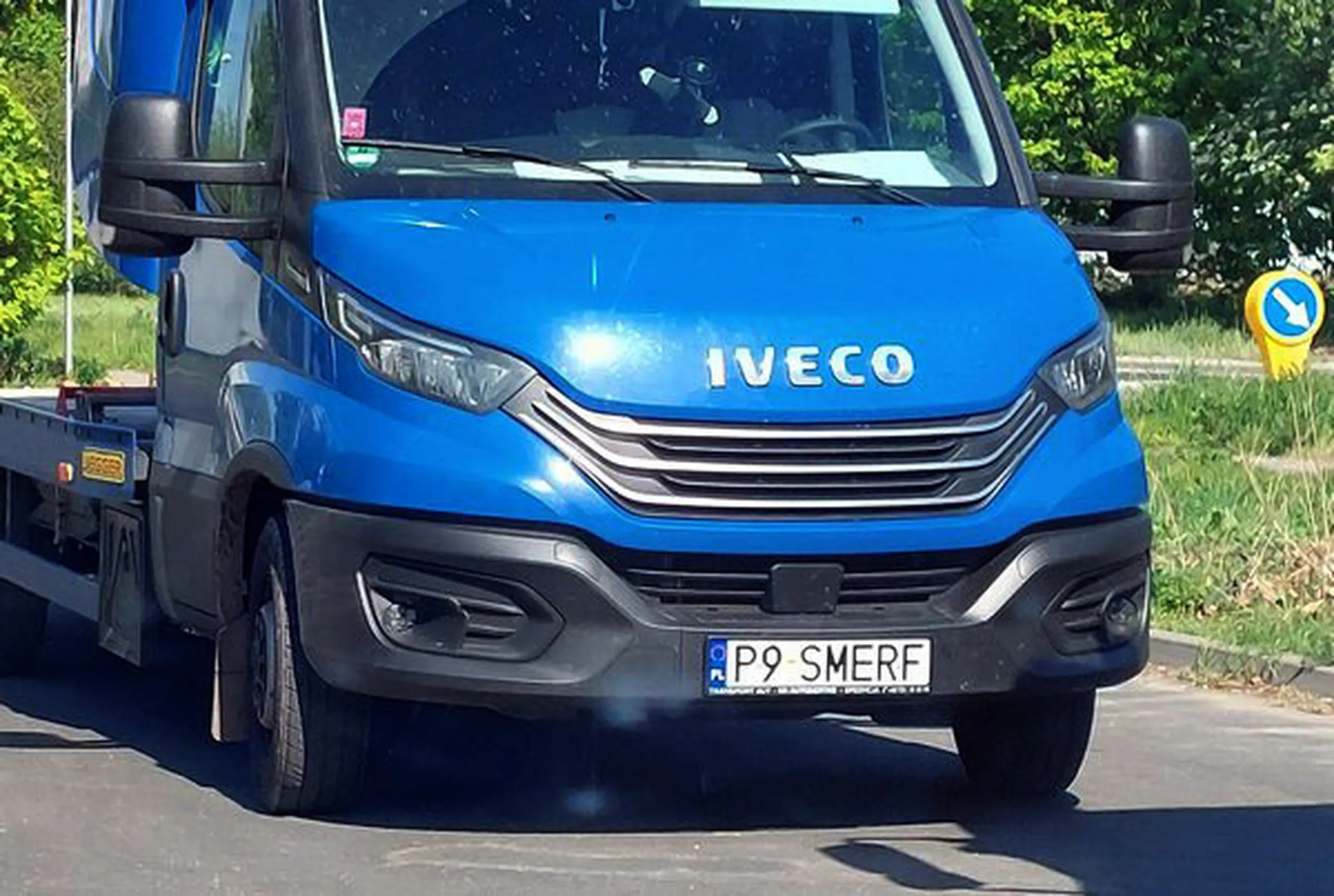 Fajny numer, blacha P9 SMERF