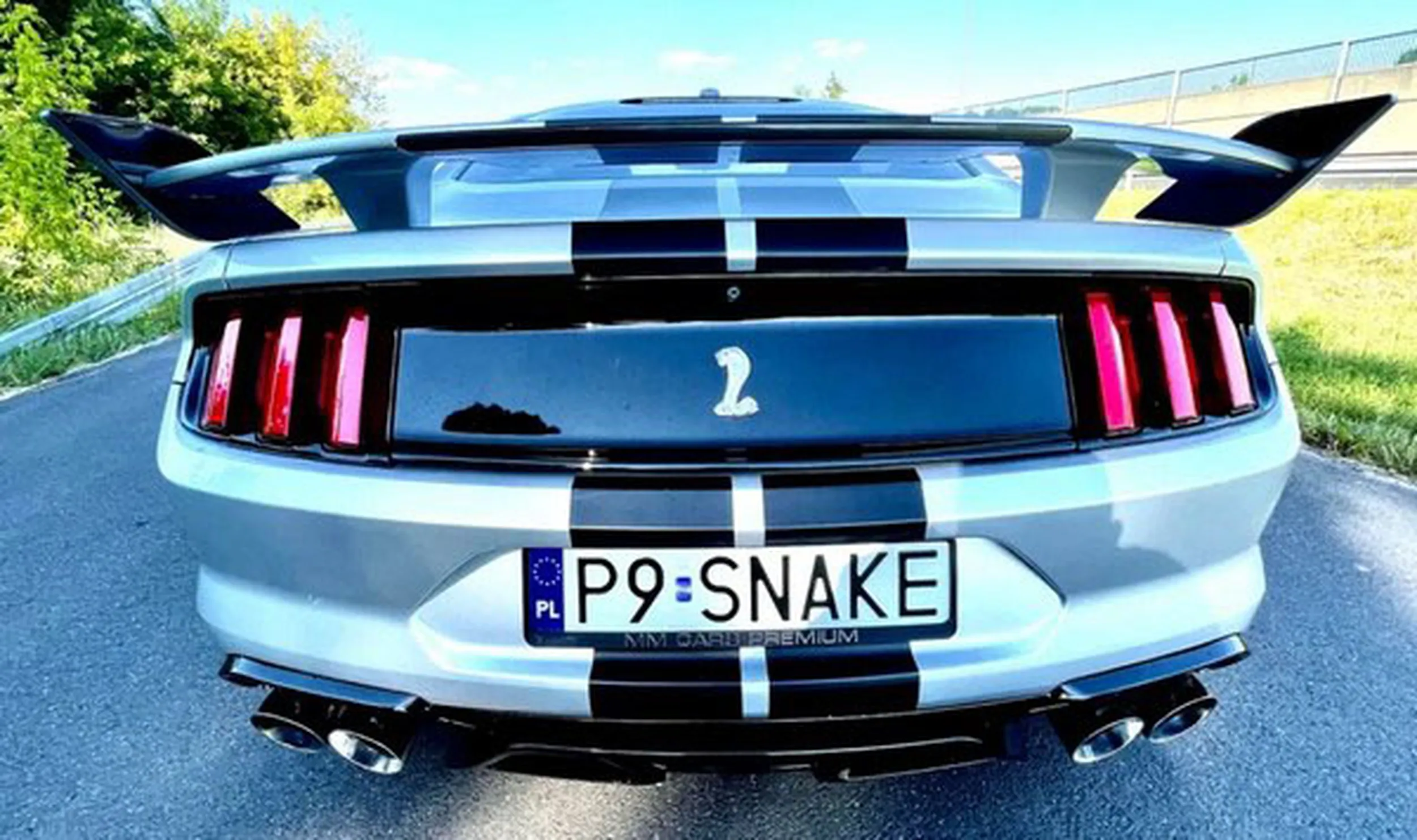 Fajny numer, blacha P9 SNAKE