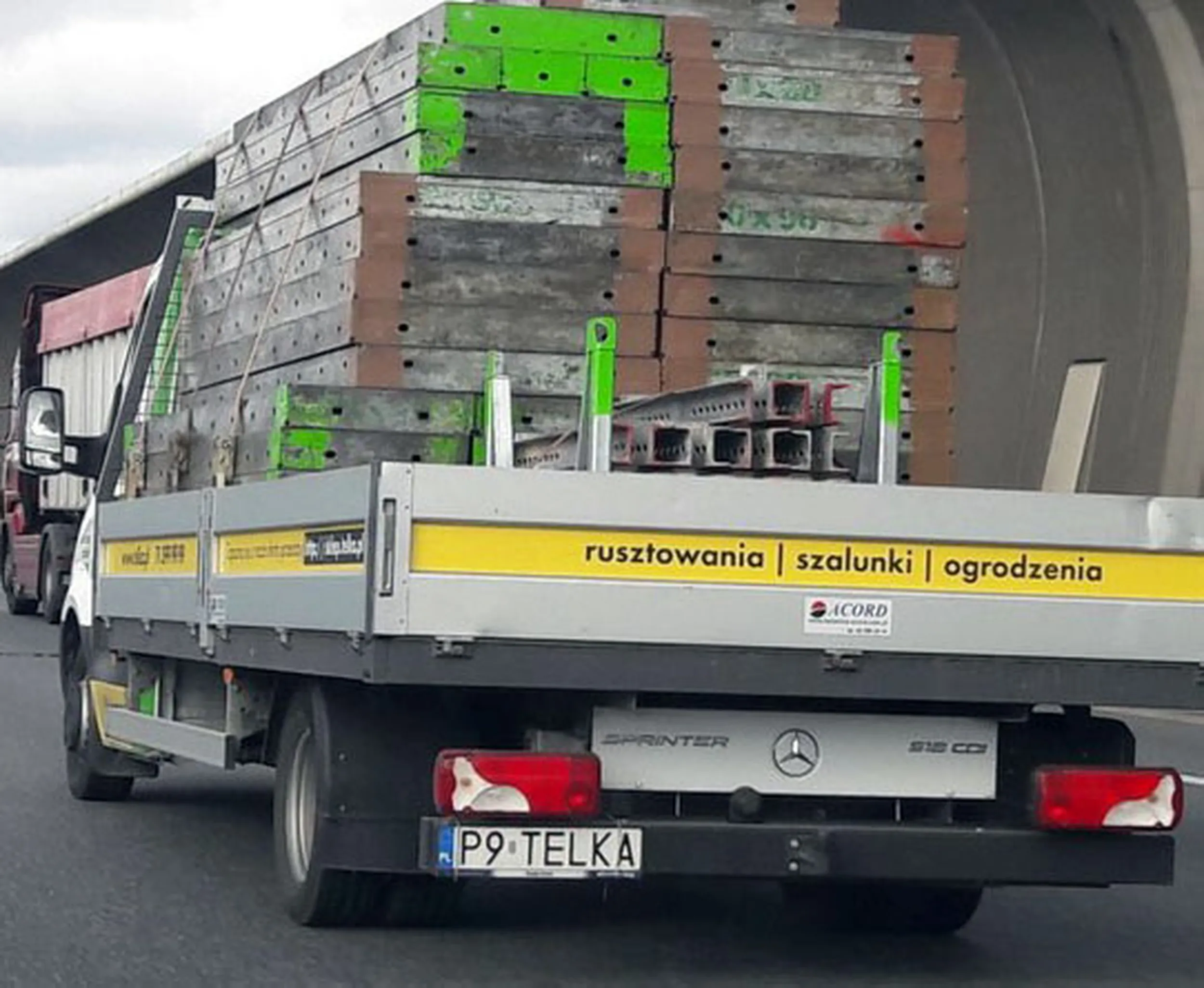 Fajny numer, blacha P9 TELKA