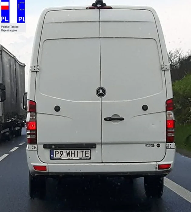 Fajny numer, blacha P9 WHITE