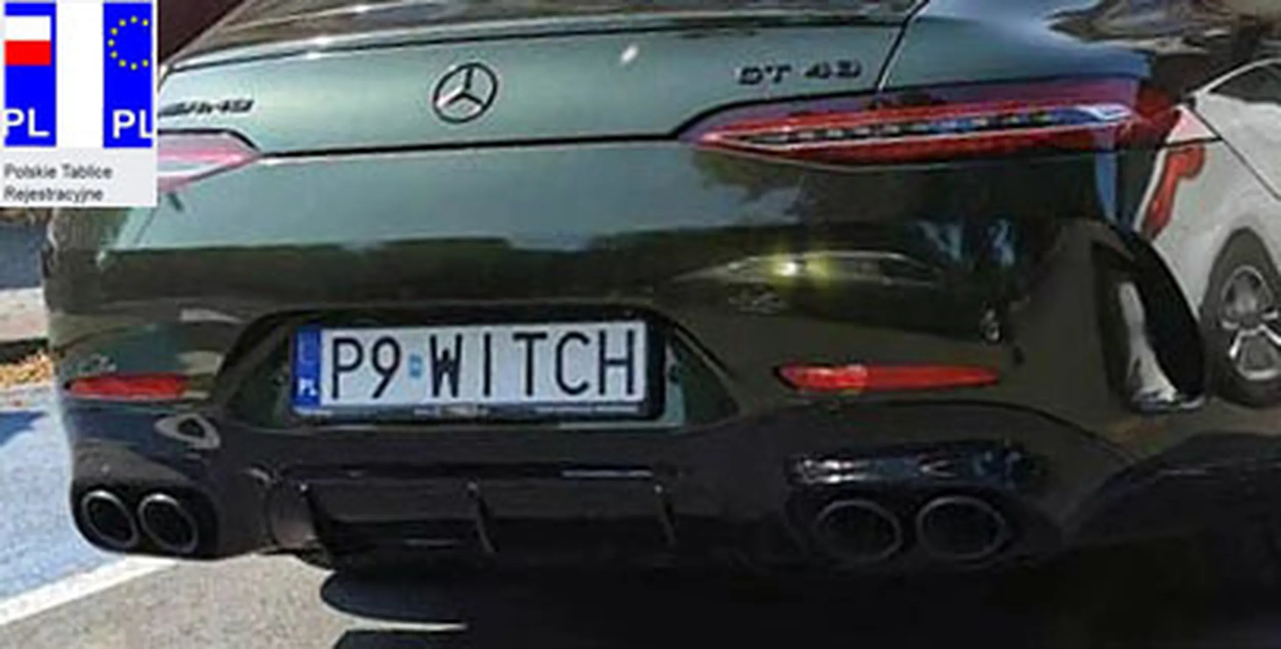 Fajny numer, blacha P9 WITCH