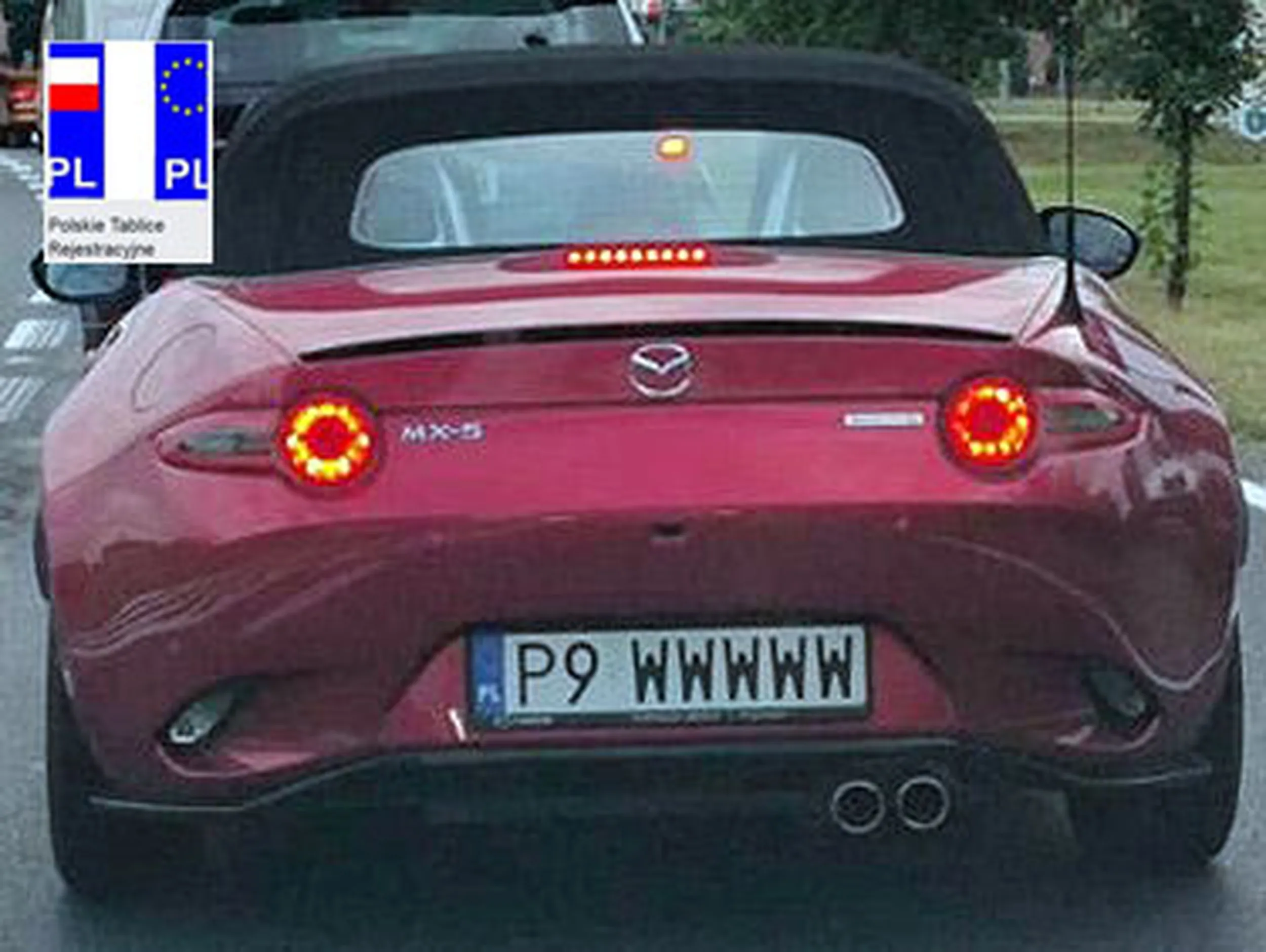 Fajny numer, blacha P9 WWWWW