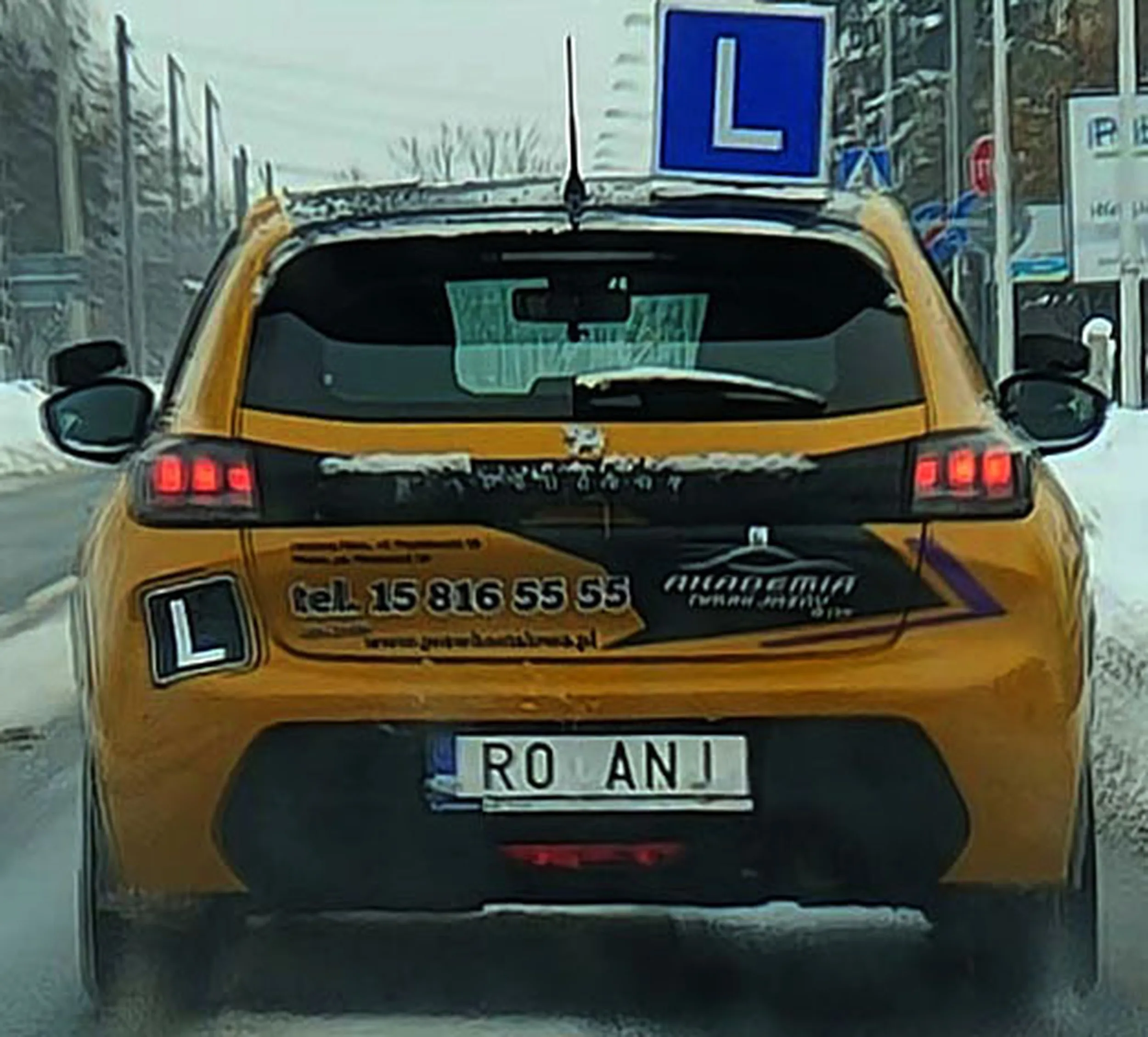 Fajny numer, blacha R0 ANJ