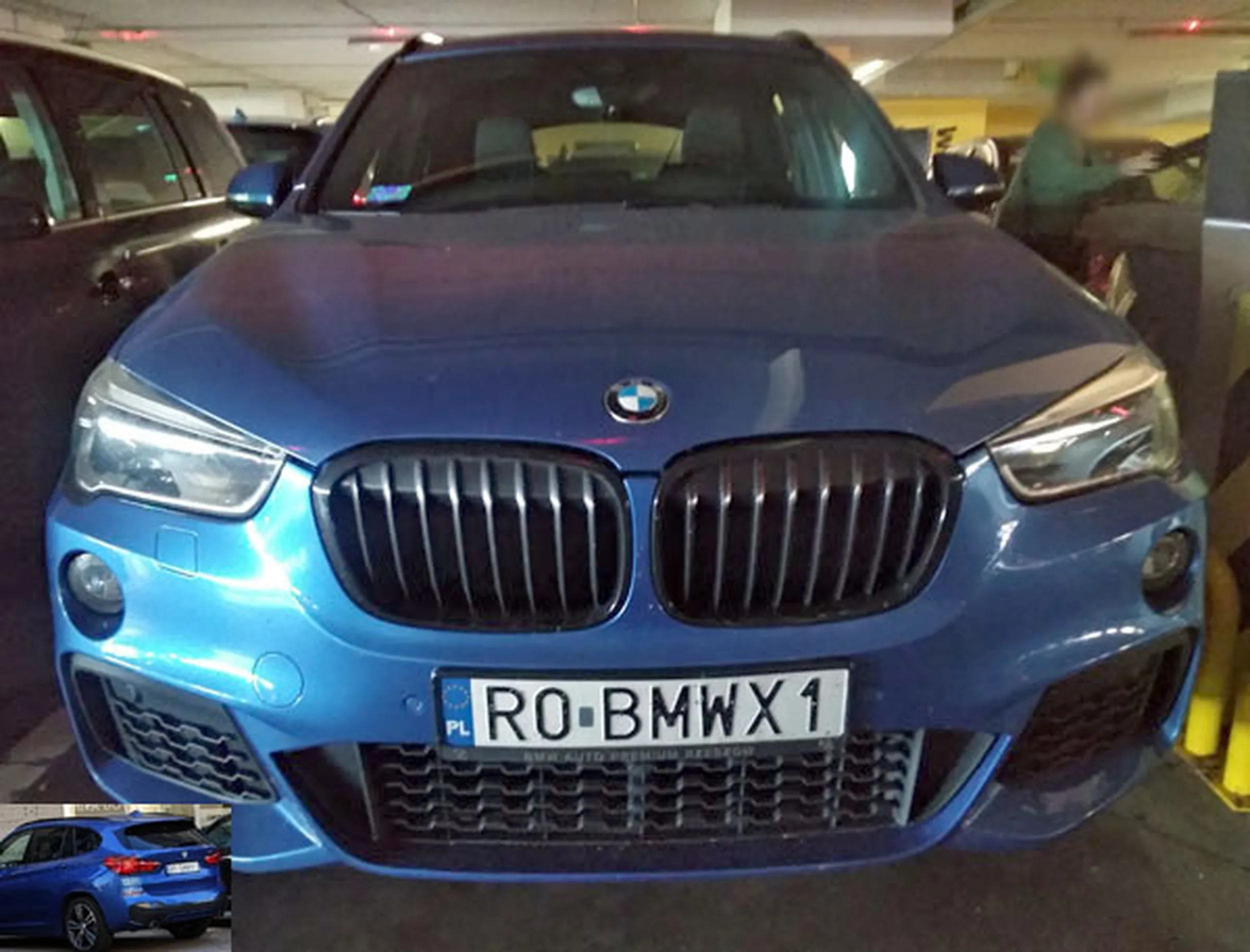 Fajny numer, blacha R0 BMWX1