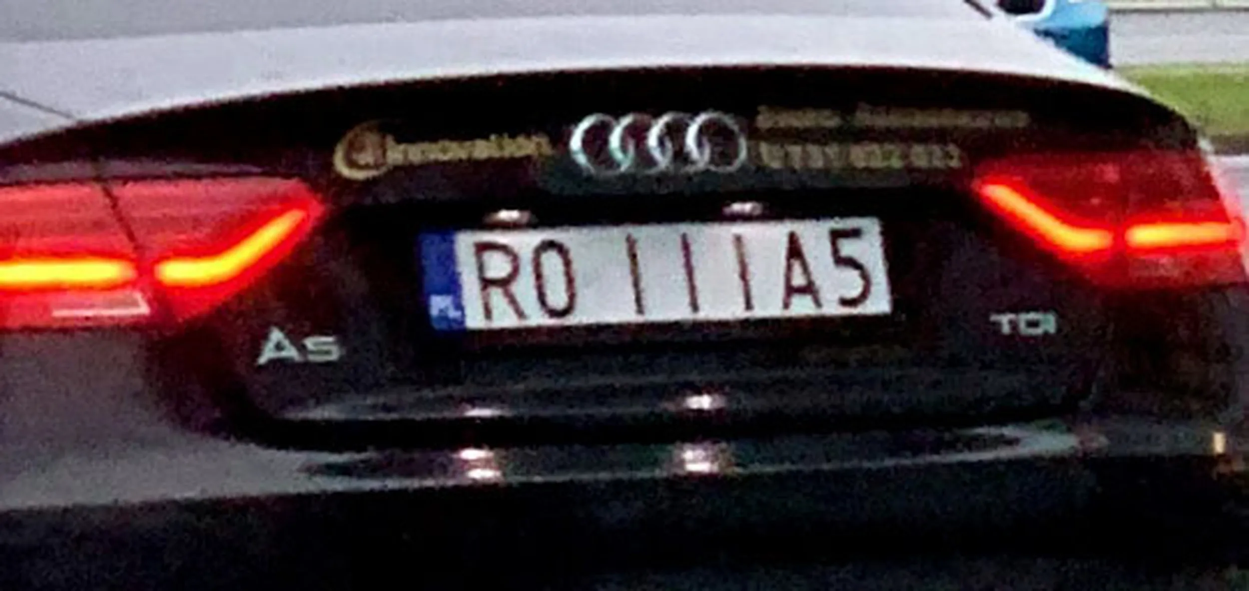 Fajny numer, blacha R0 IIIA5