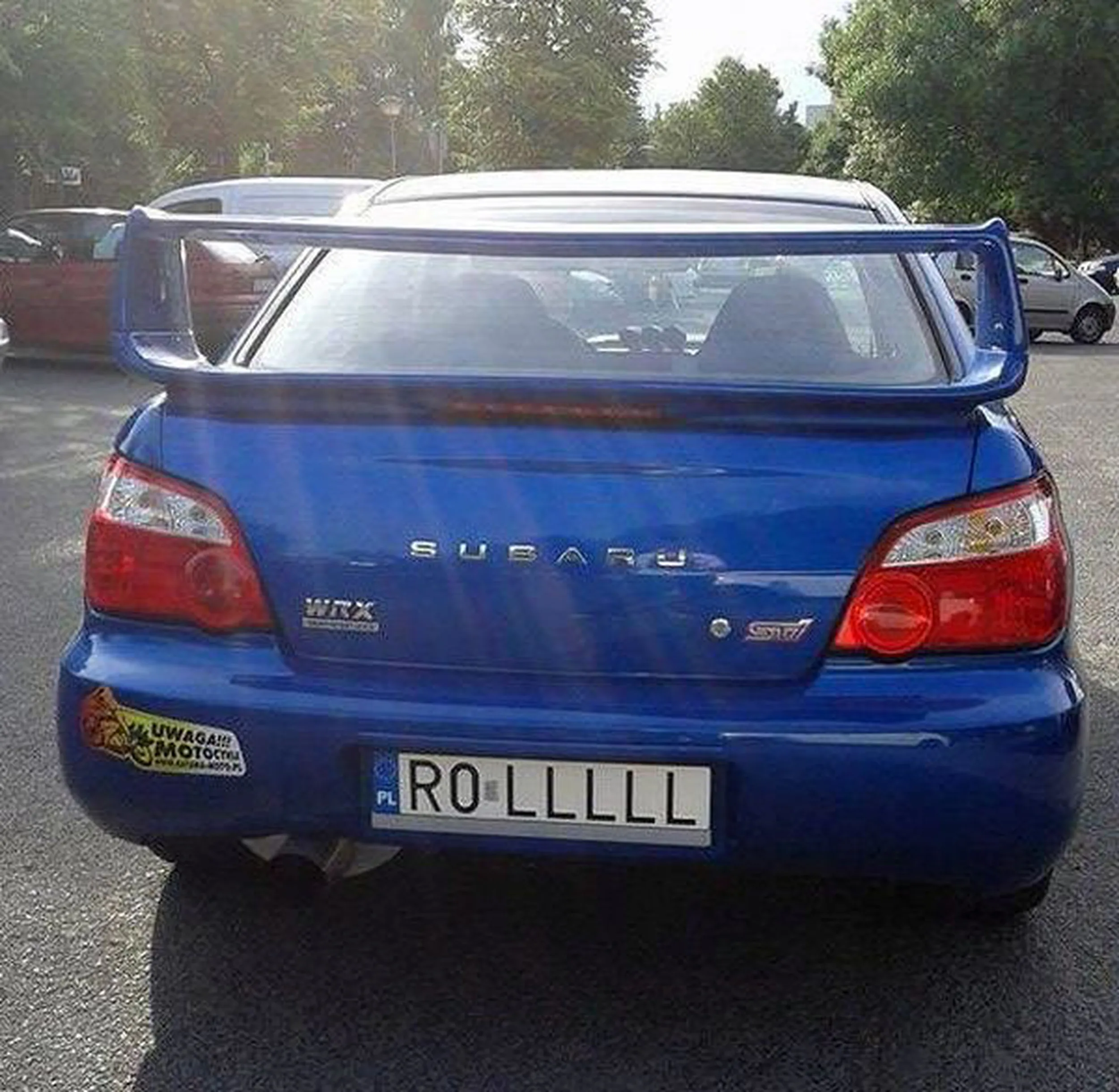 Fajny numer, blacha R0 LLLLL