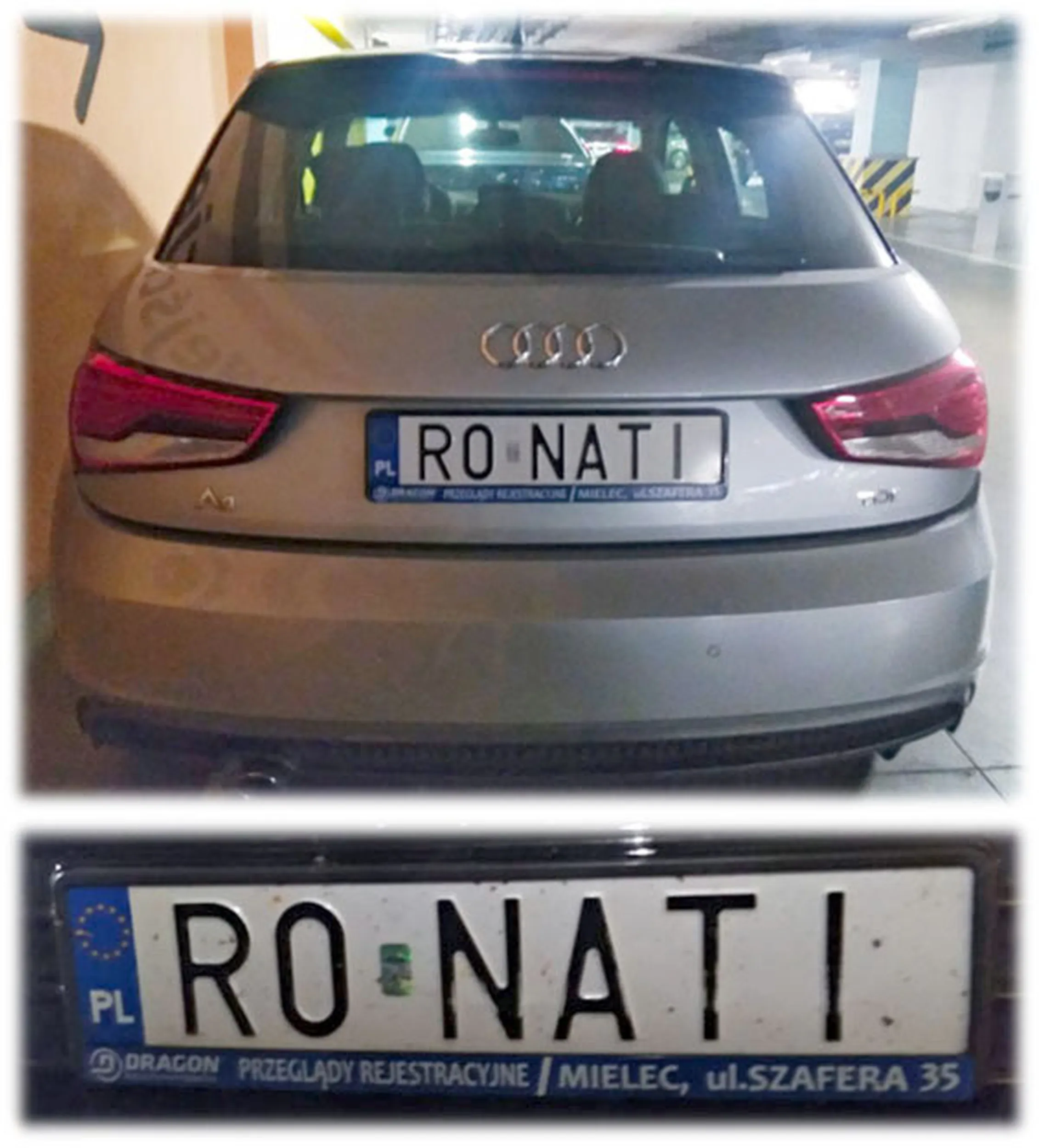 Fajny numer, blacha R0 NATI