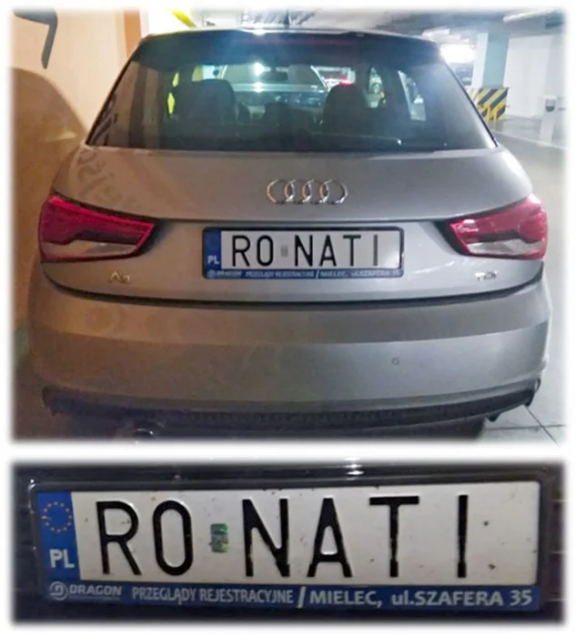 Fajny numer, blacha R0 NATI